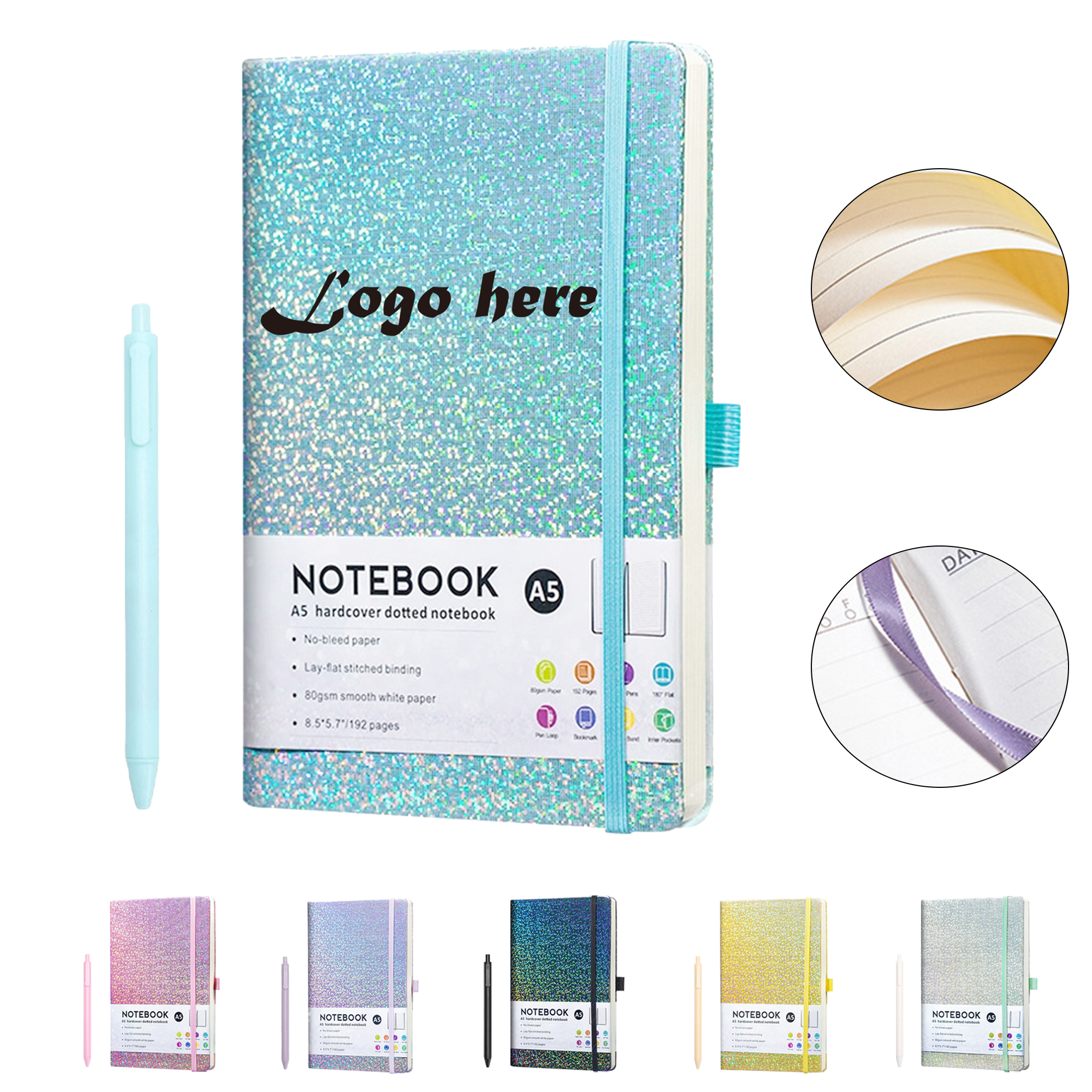 A5 Hardcover Notebook With Pen 5