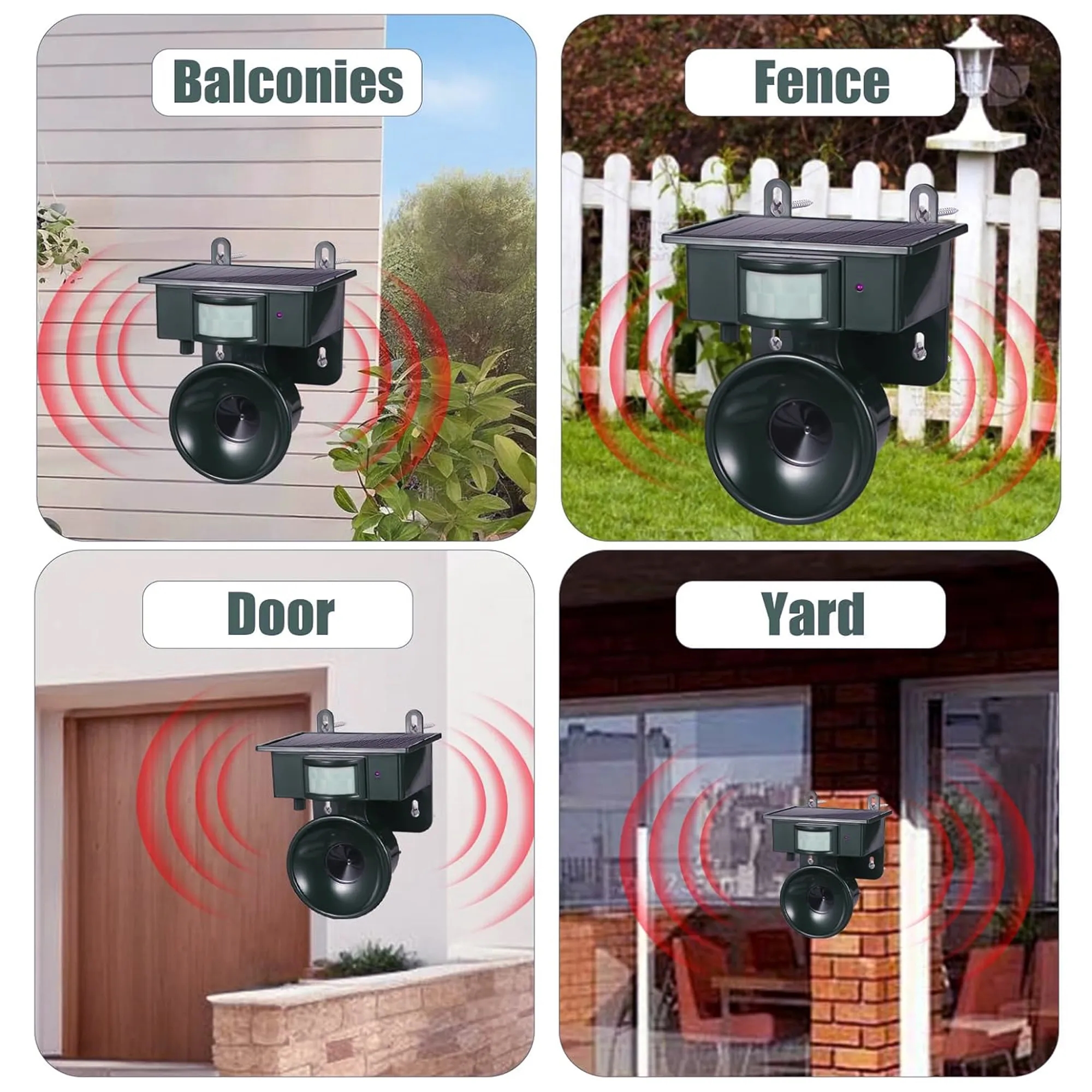 Solar-Powered Ultrasonic Animal Repeller 4