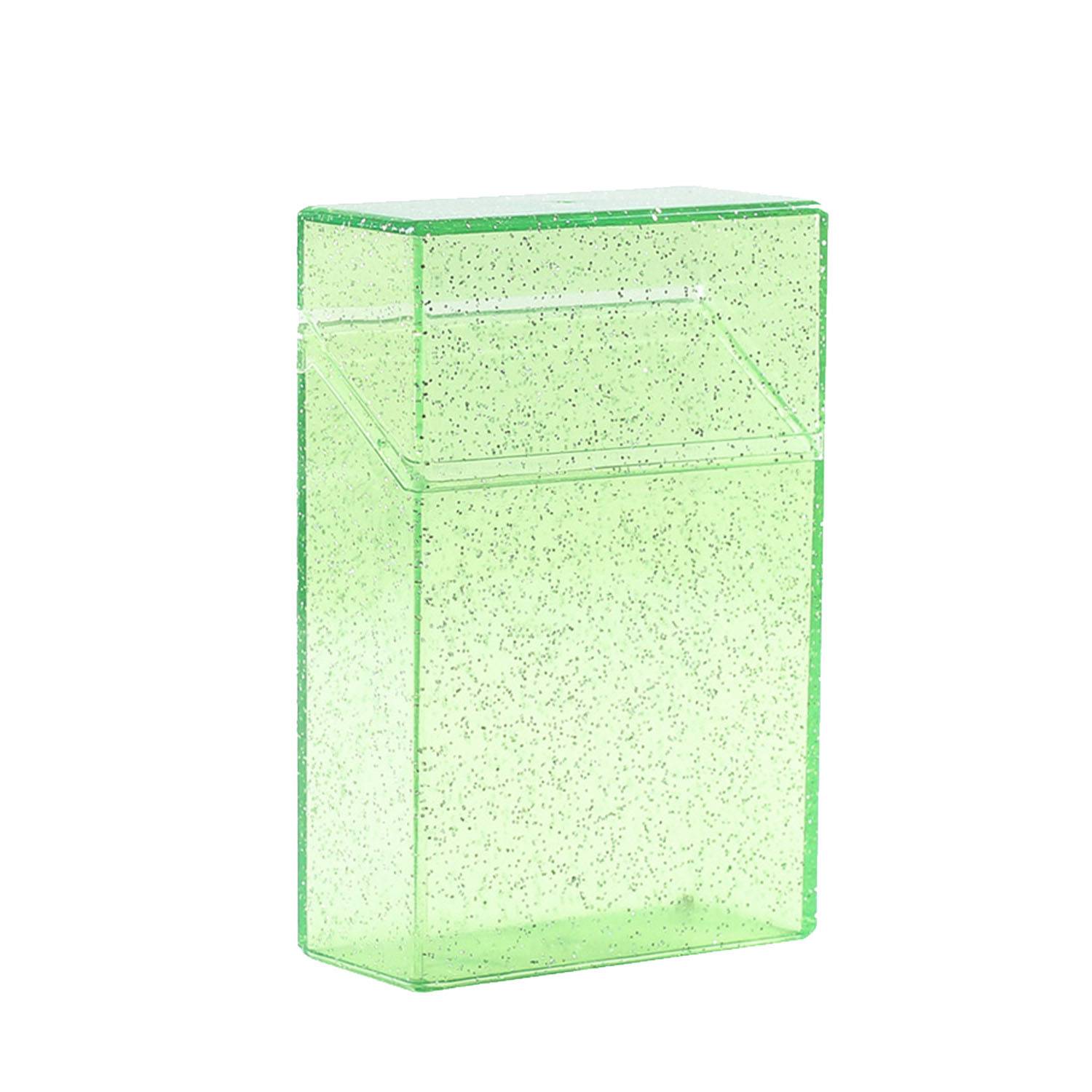 Portable Plastic Transparent Thin Cigarette Storage Case 5