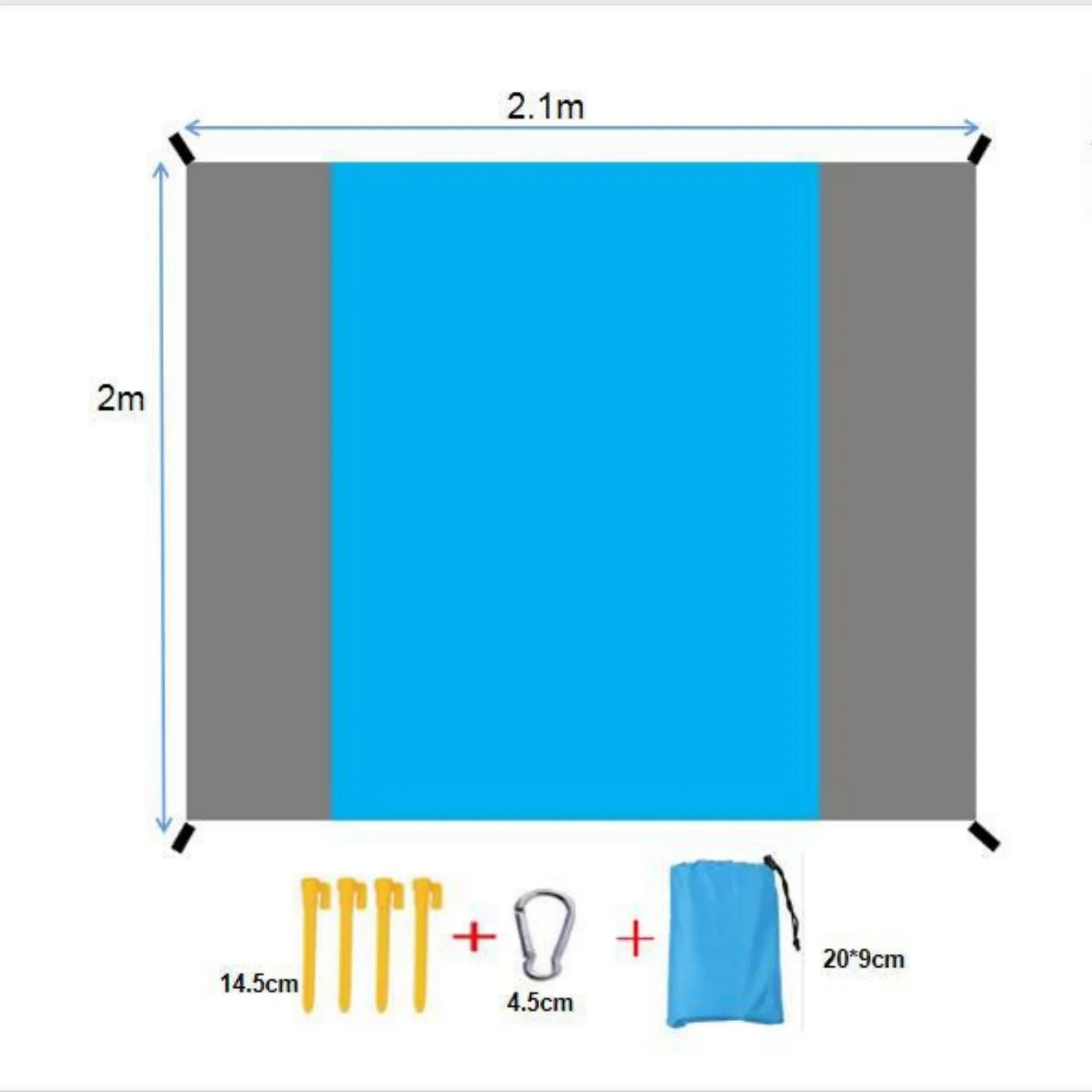 Sandfree Beach Mat Picnic Blanket 6