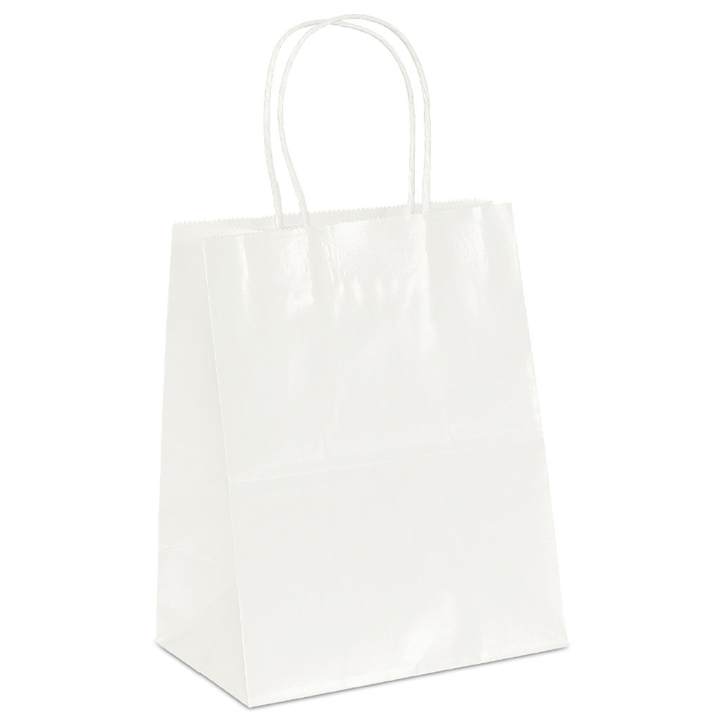 Amanda™ - Gloss Shopper - White - Foil Print 3