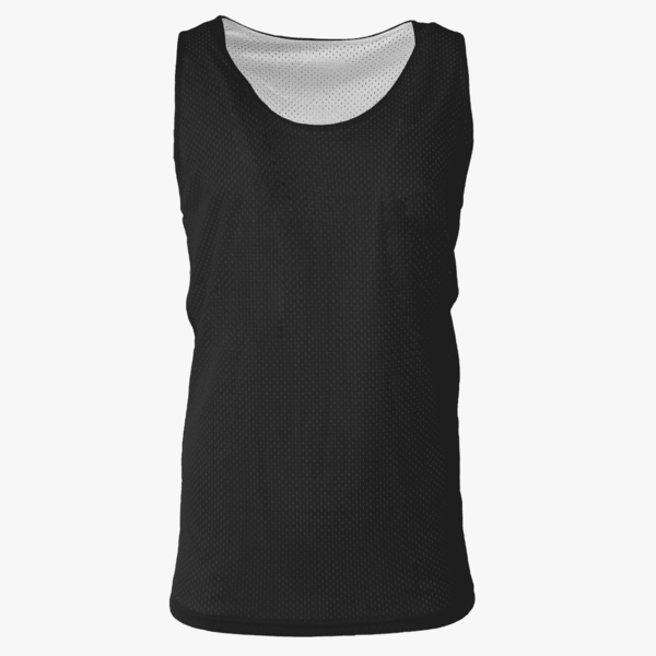#B110 / Core Mesh Men's Reversible Tank Top (White Panels) 5