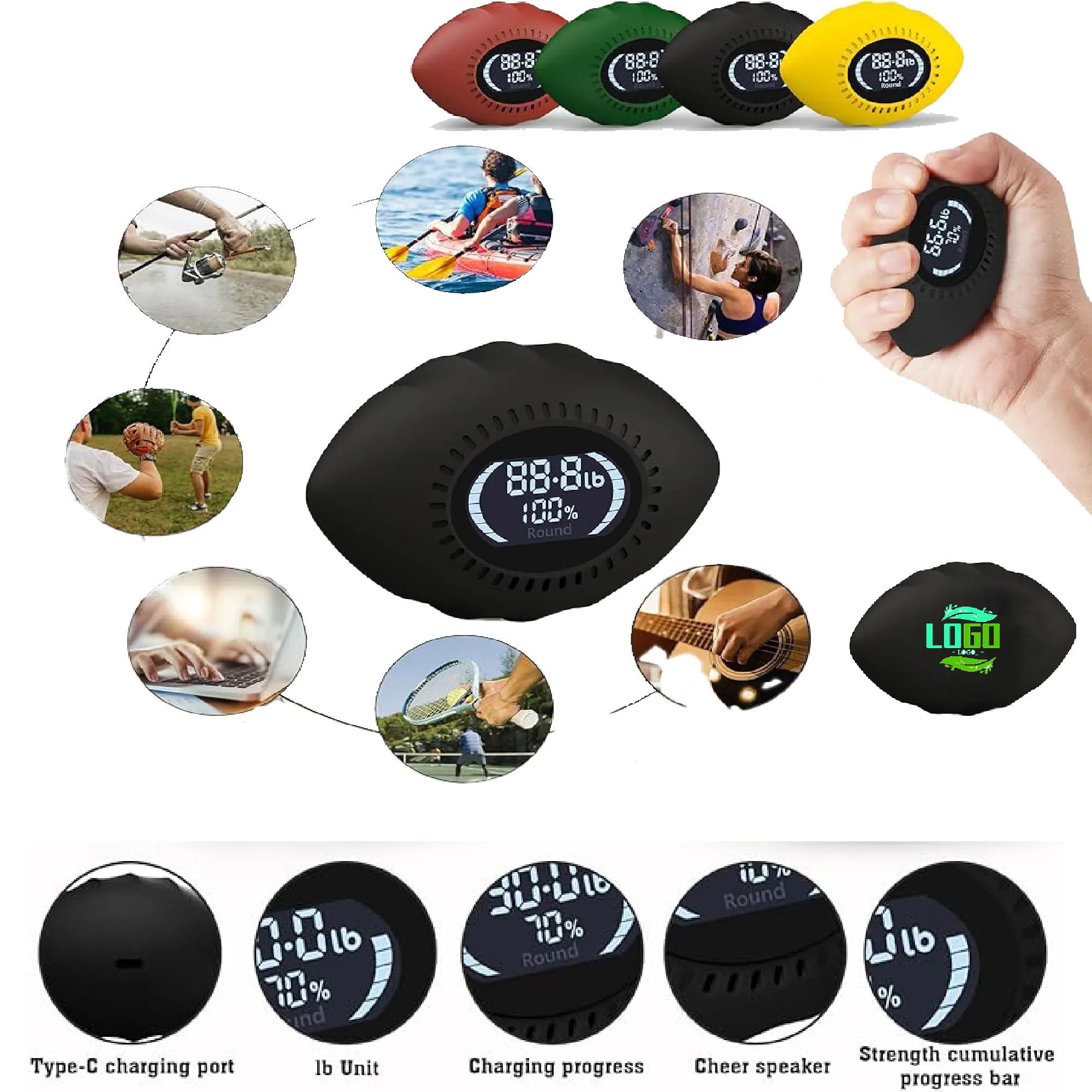 Football Grip Strength Tester 9