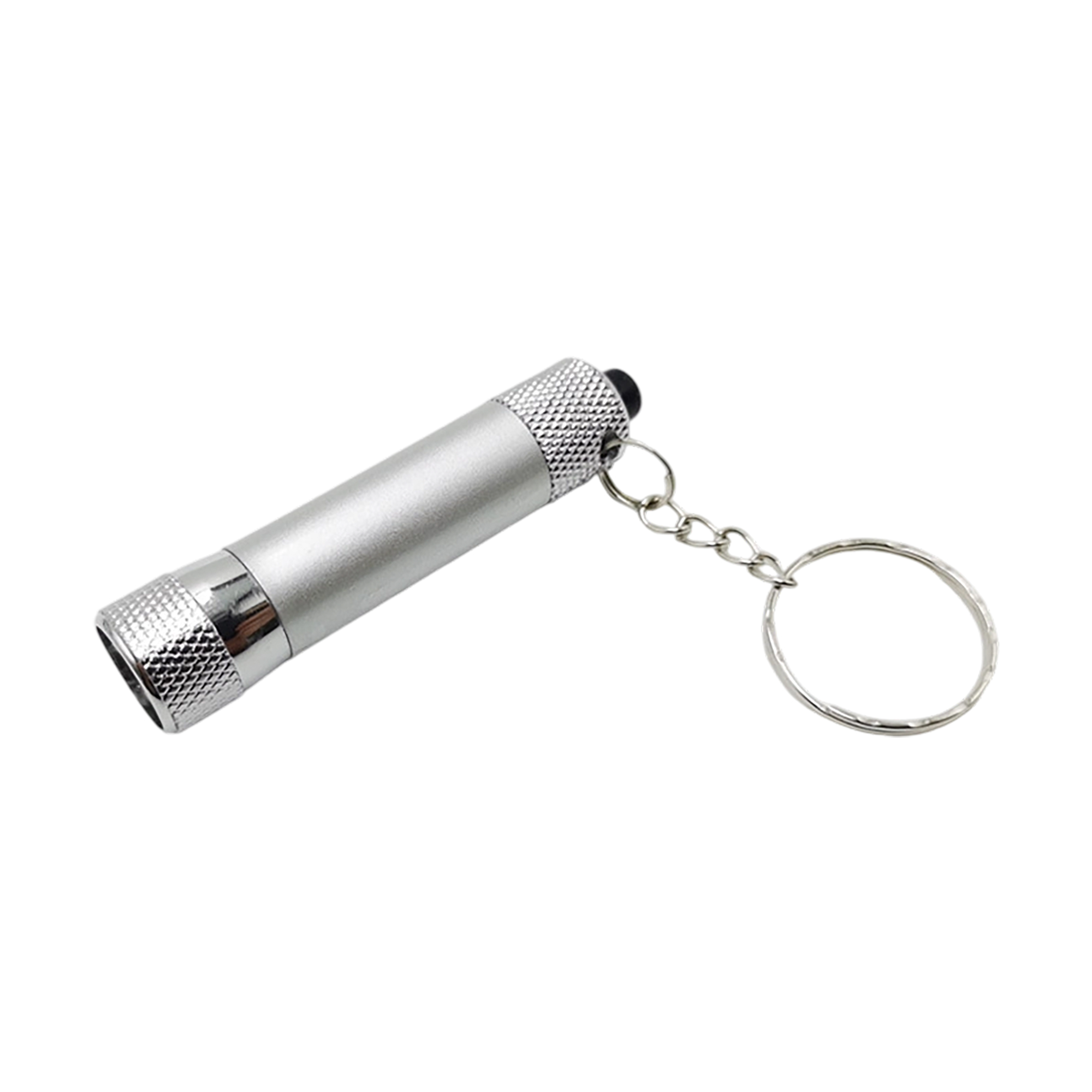 Aluminum Alloy Mini Flashlight With 5 LED And Swivel Keychain 3