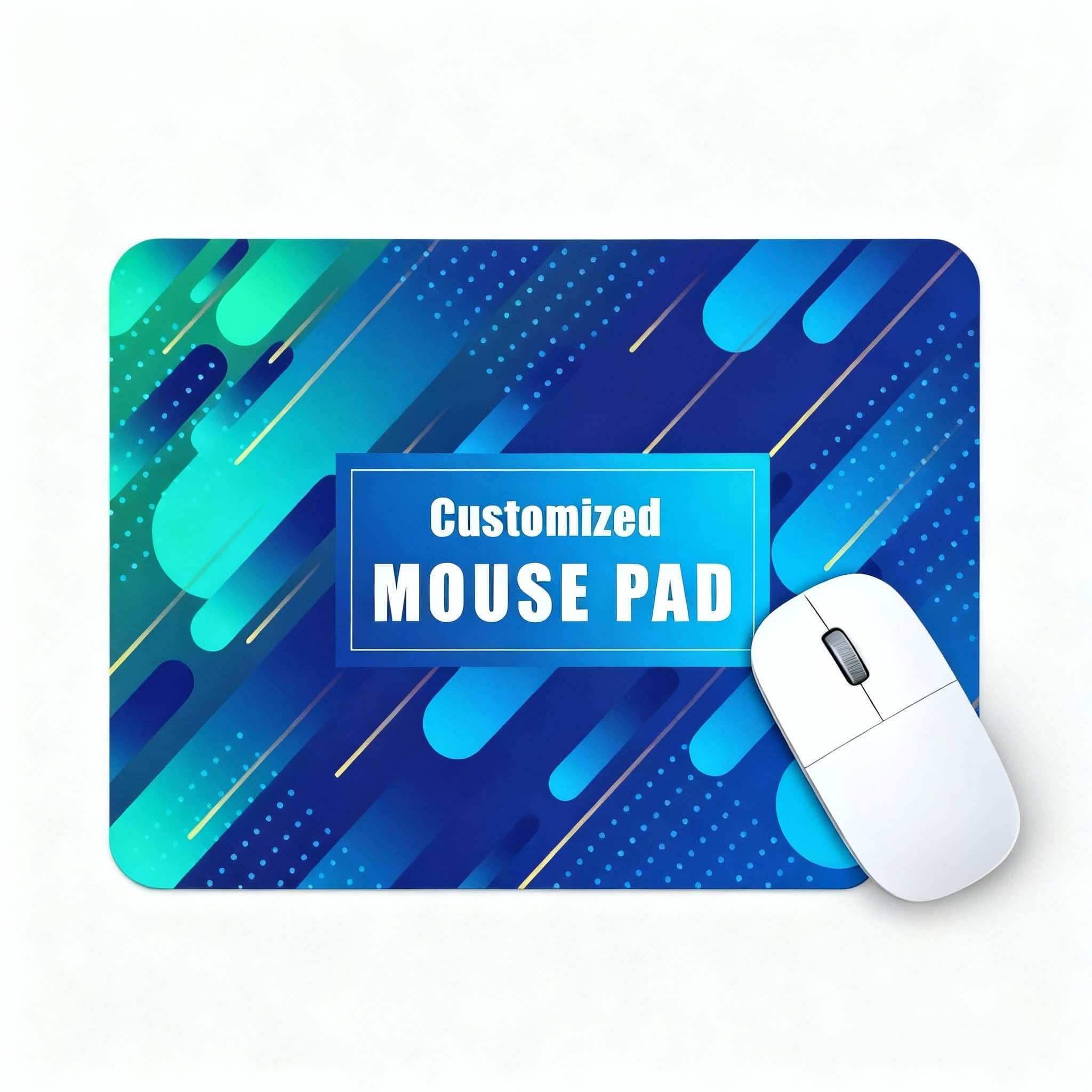 7'' x 8 2/3'' x 1/16'' Soft Thin Mouse Pad 12