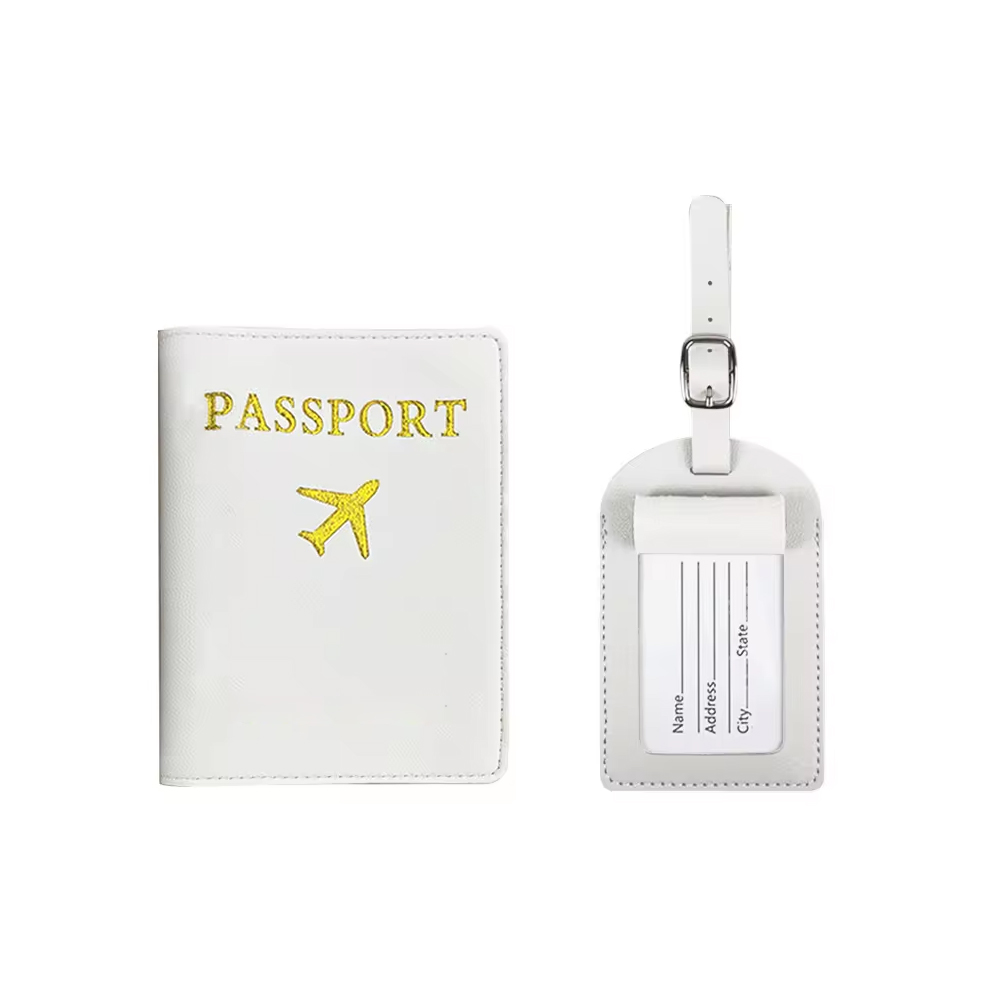 Leatherette Luggage Tag & Passport Holder 10
