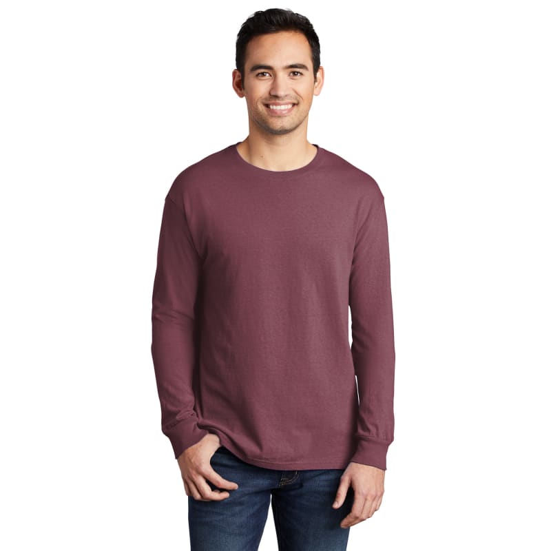 Port & Company Beach Wash Garment-Dyed Long Sleeve Tee 93