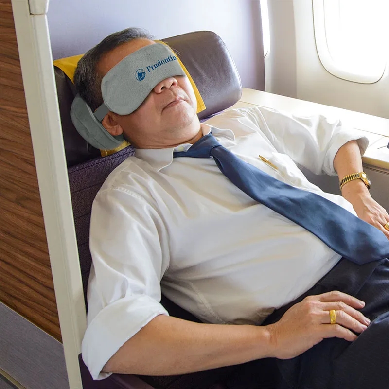 ComfyCloud 2-in-1 Travel Pillow with Sleep Mask 7