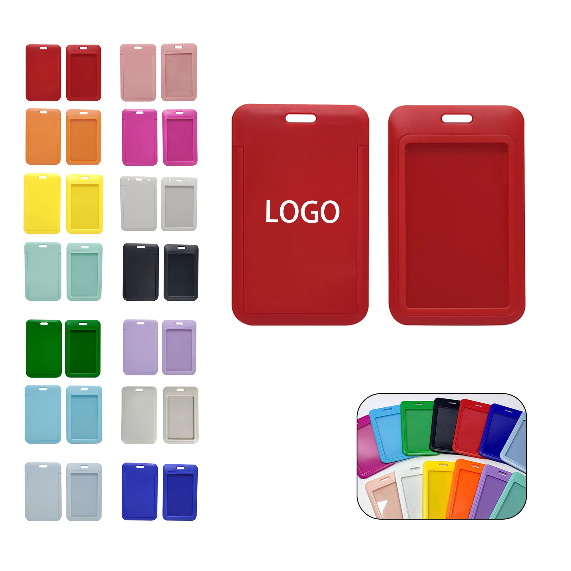 ABS Slide - Top Hard Card Holder 2