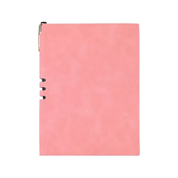 A5 Faux Leather Notebook and Metal Pen Set 4