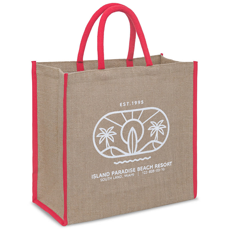 Custom Jute Tote Bags, custom tote bag with logo imprint 19