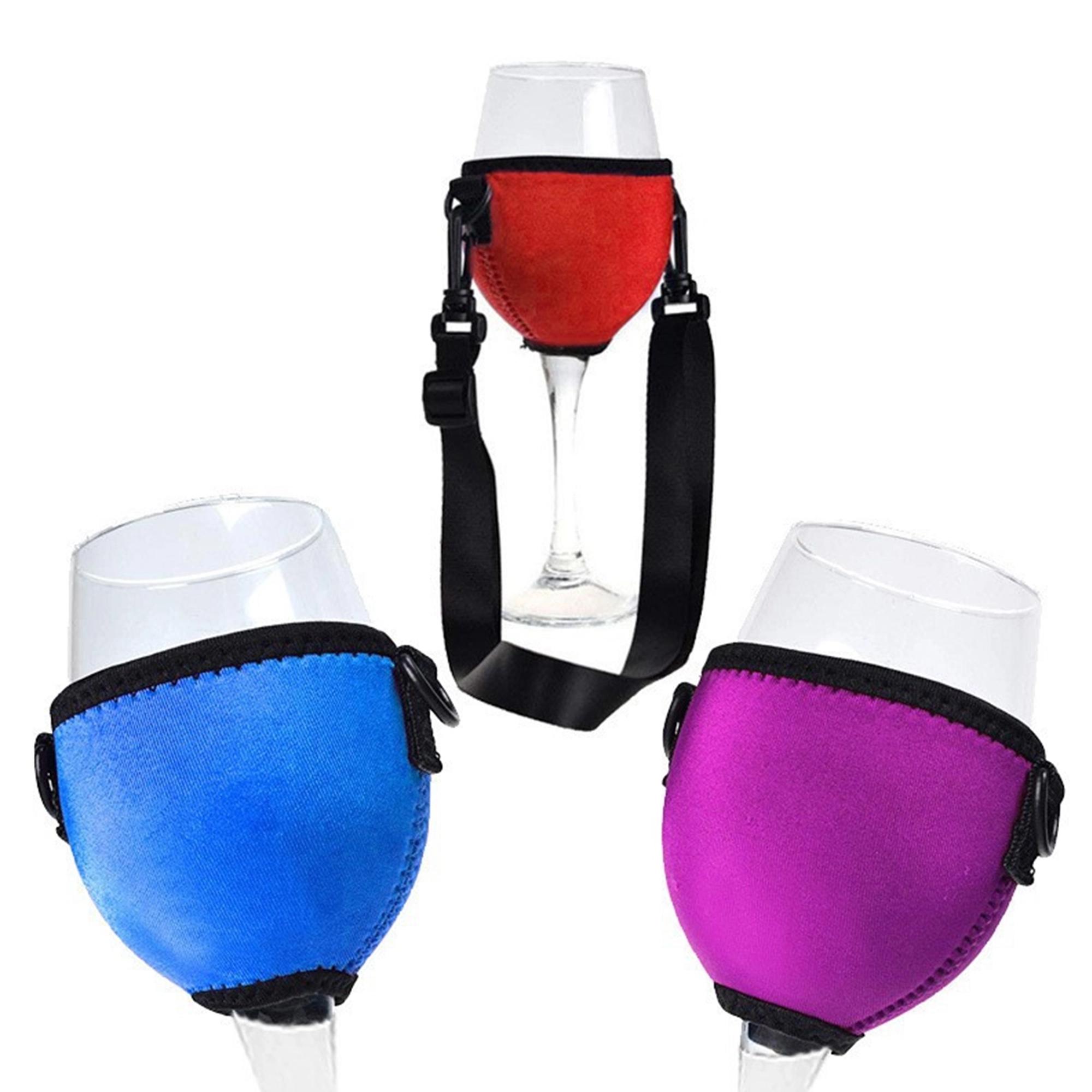 Lanyard Non-Slip Wine Glass Sleeve 5