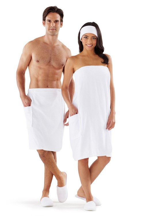 Men's Velour Spa Wrap 3