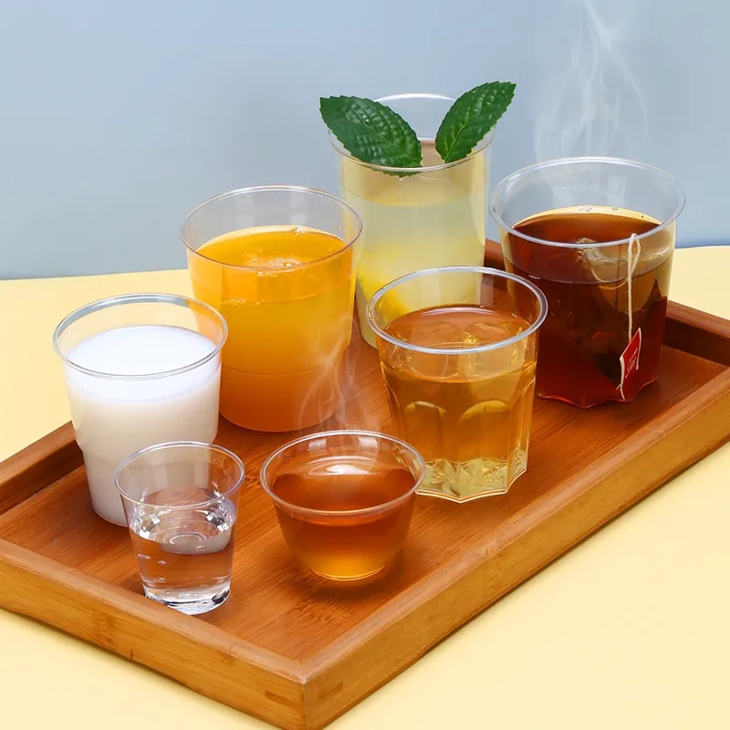 10OZ Hard Disposable Plastic Transparent Cup 4