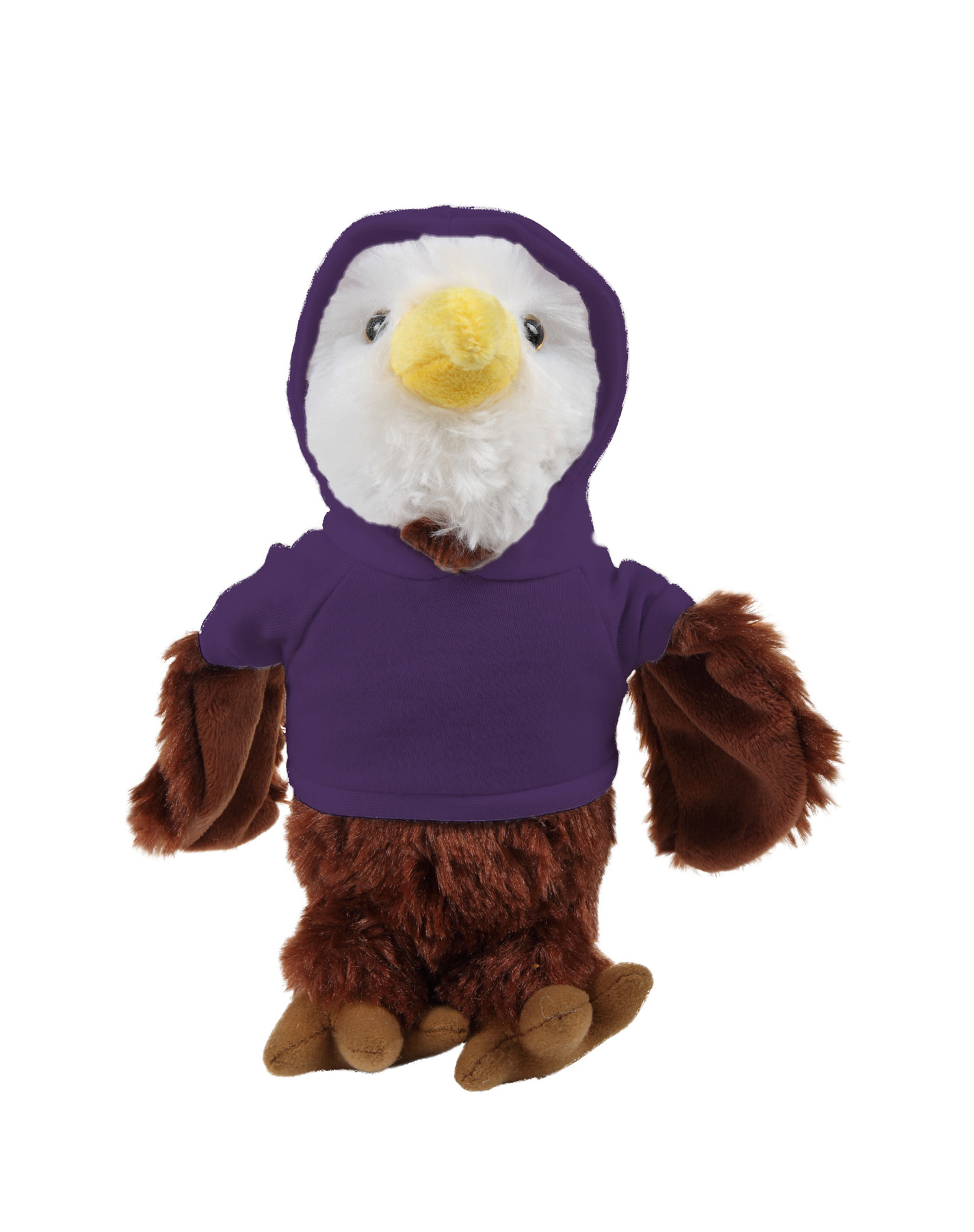 Soft Plush Eagle wearing a Hoodie 2