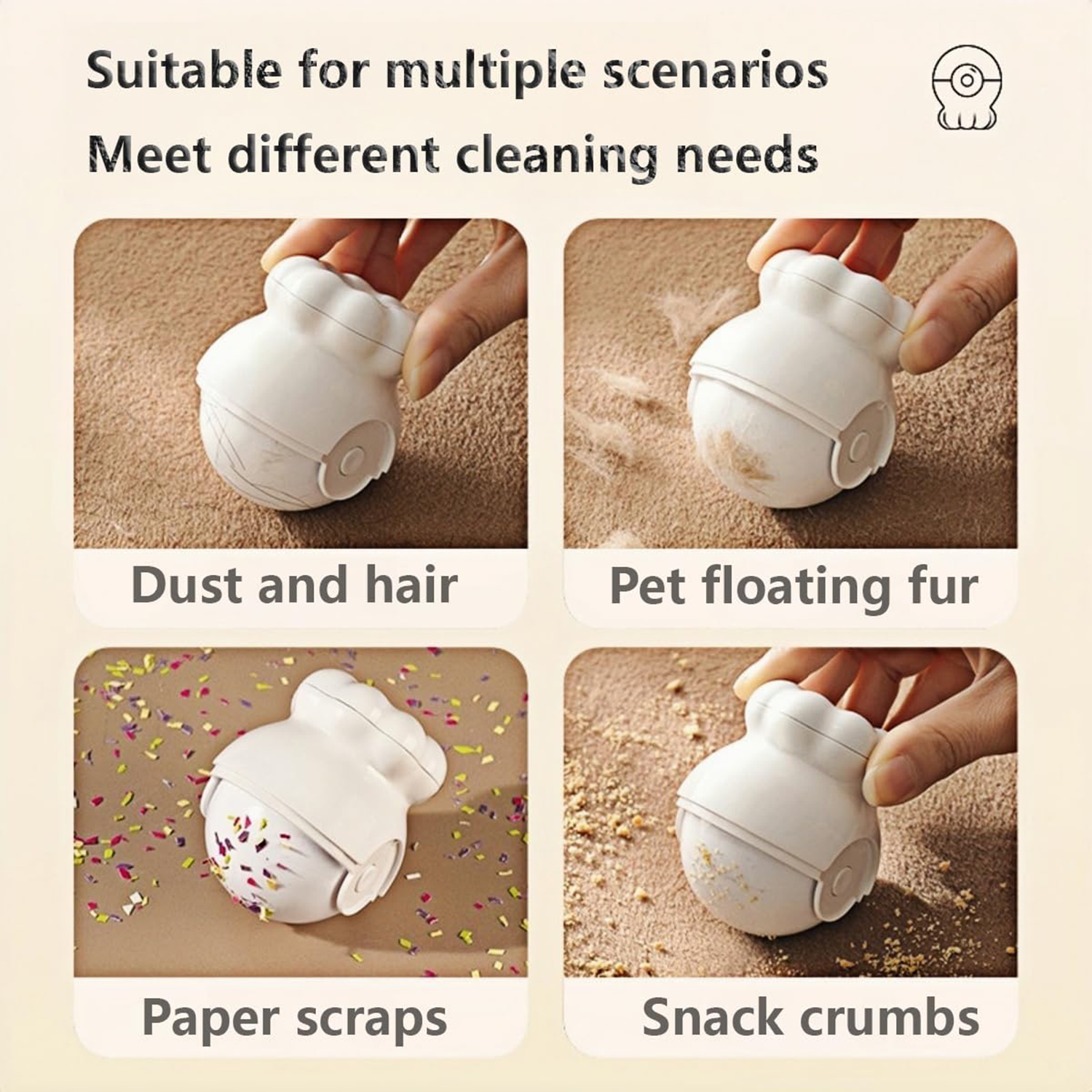 Reusable Washable Sticky Roller lint Remover 4