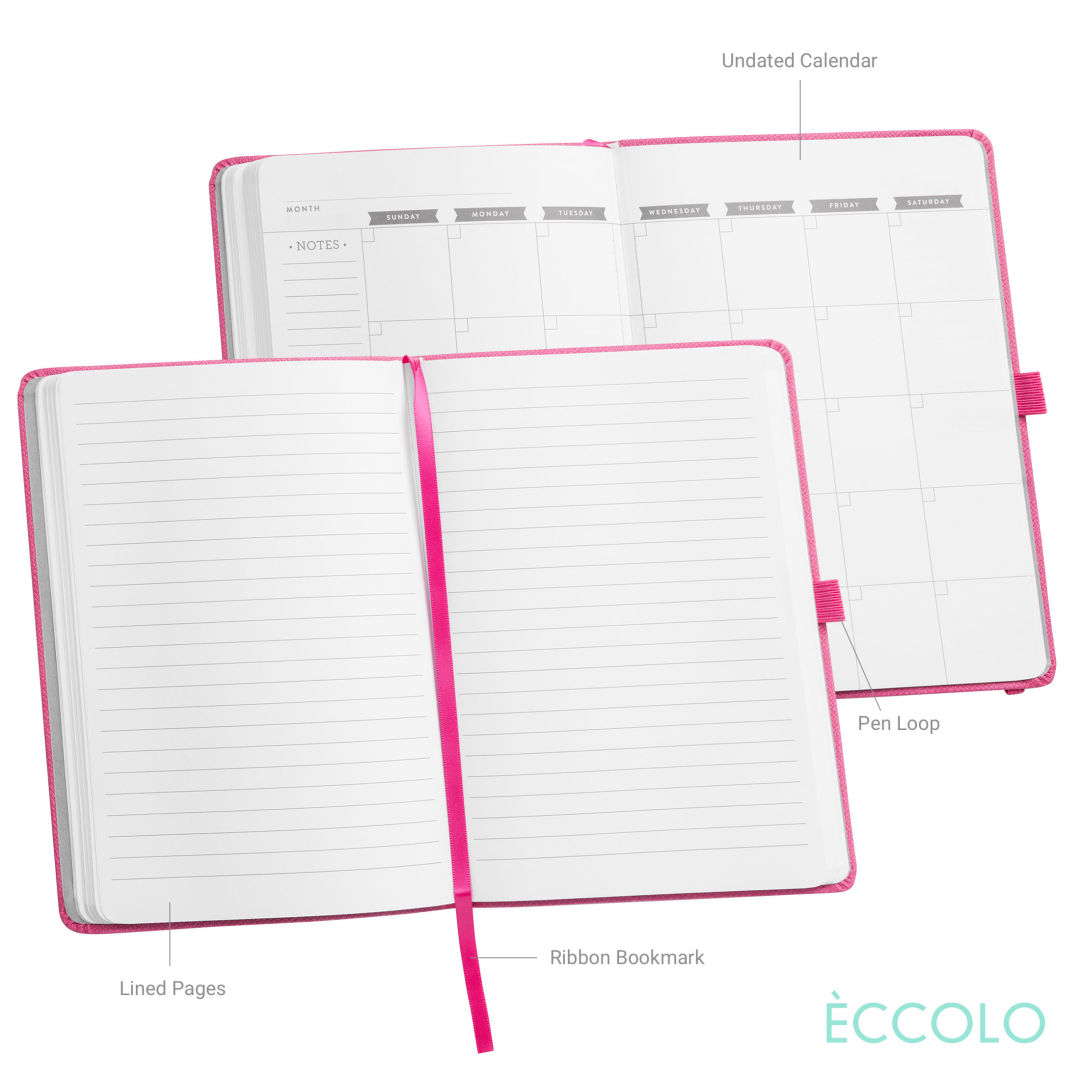 Eccolo®  Vogue Textured Journal w/Elastic 2