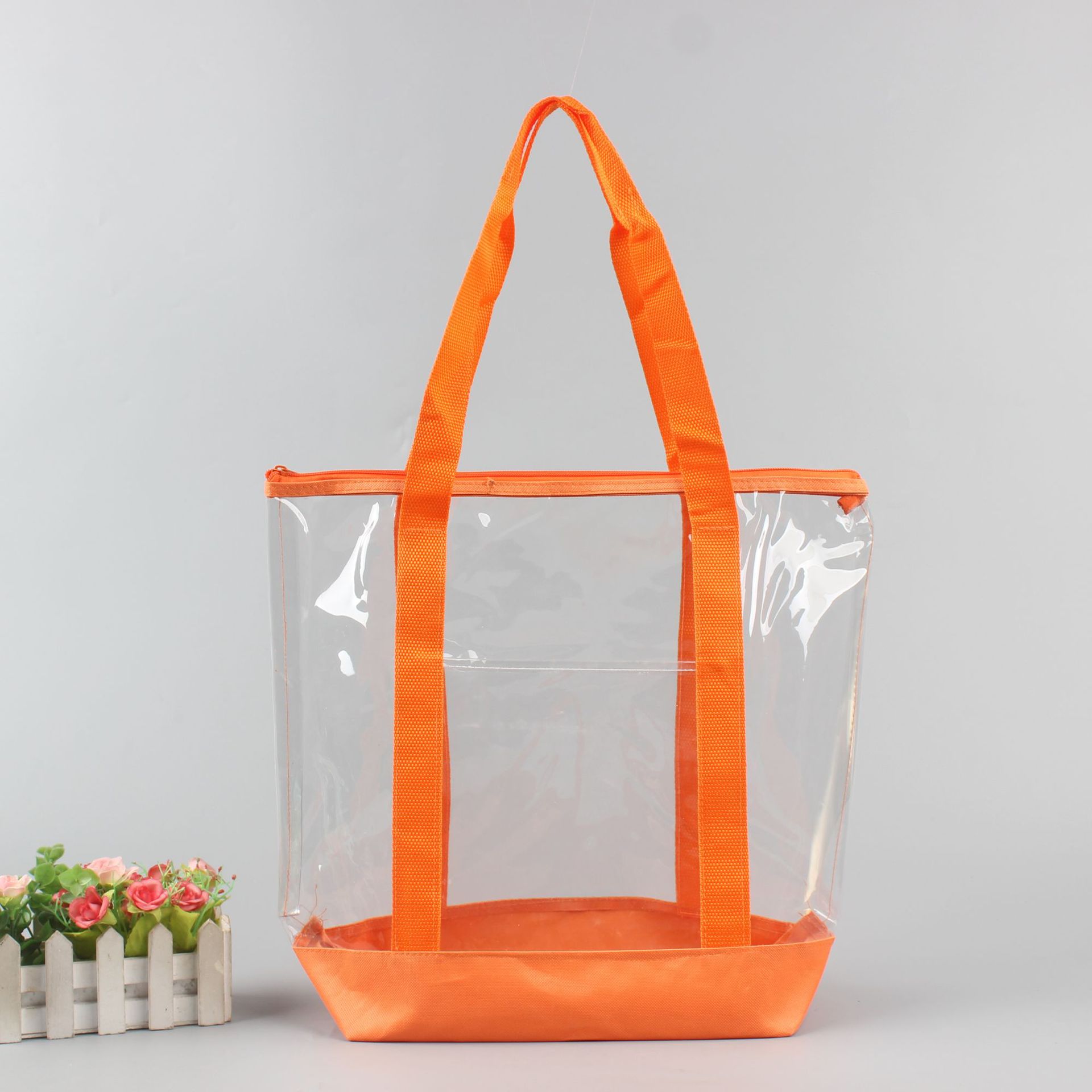 Waterproof Clear PVC Tote Bag 7