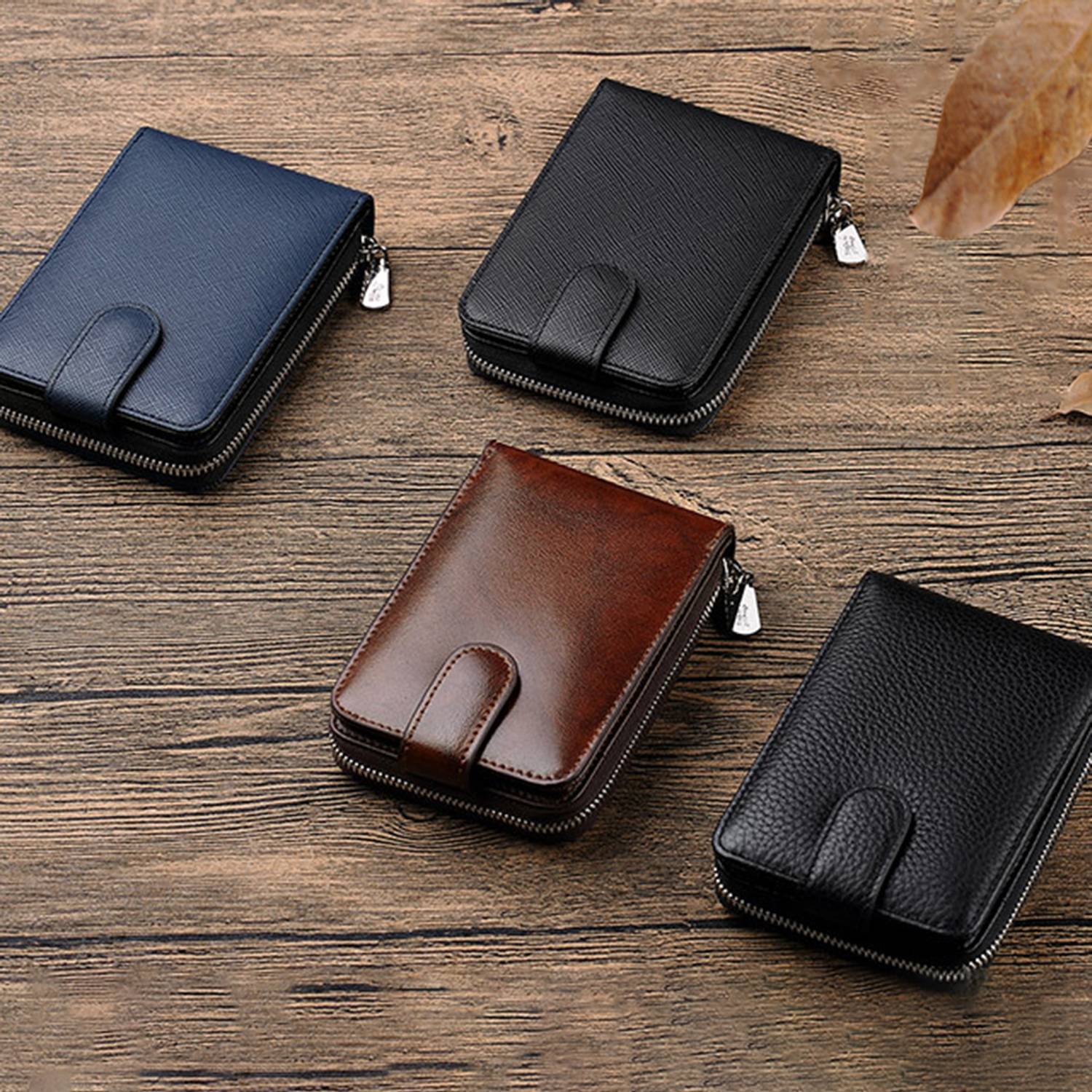 PU Leather Zipper Coin Purse 3