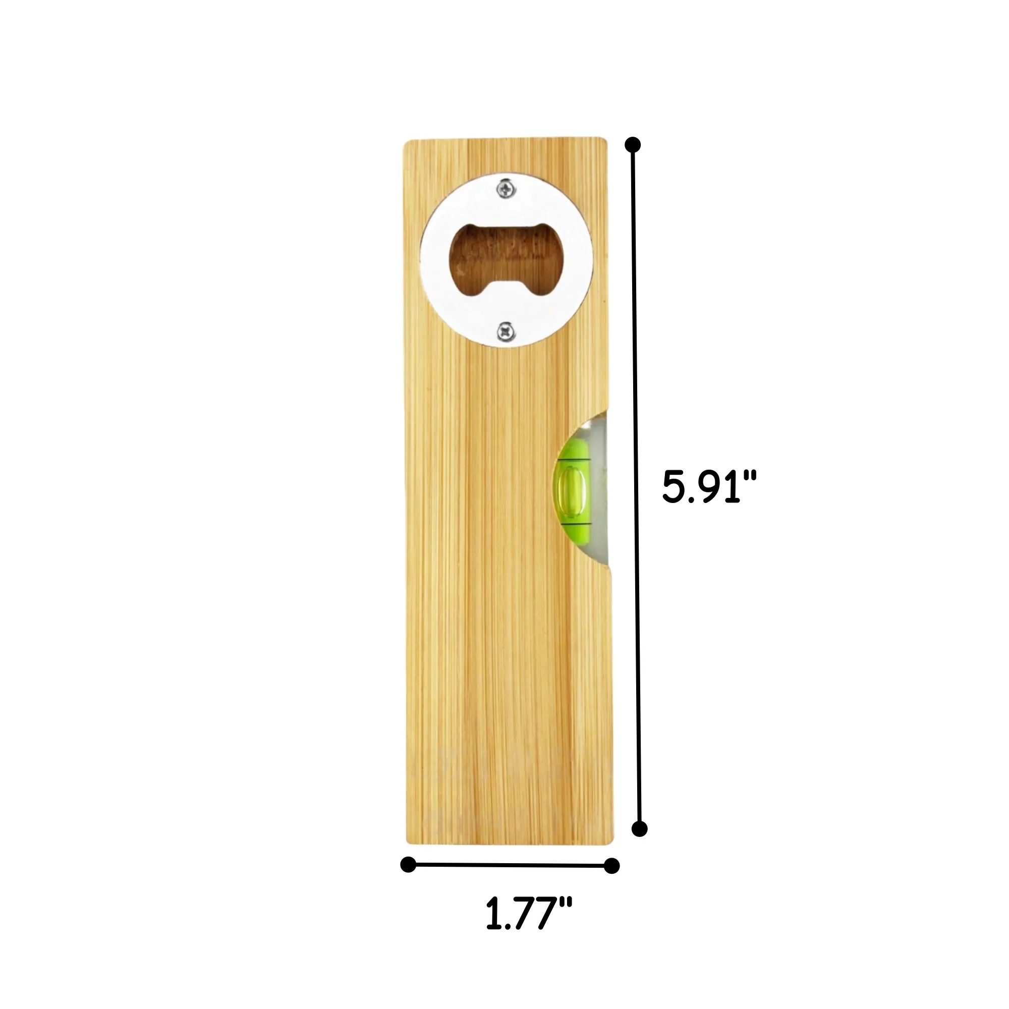 Wooden Multitool Leveler Bottle Opener Custom Logo 3