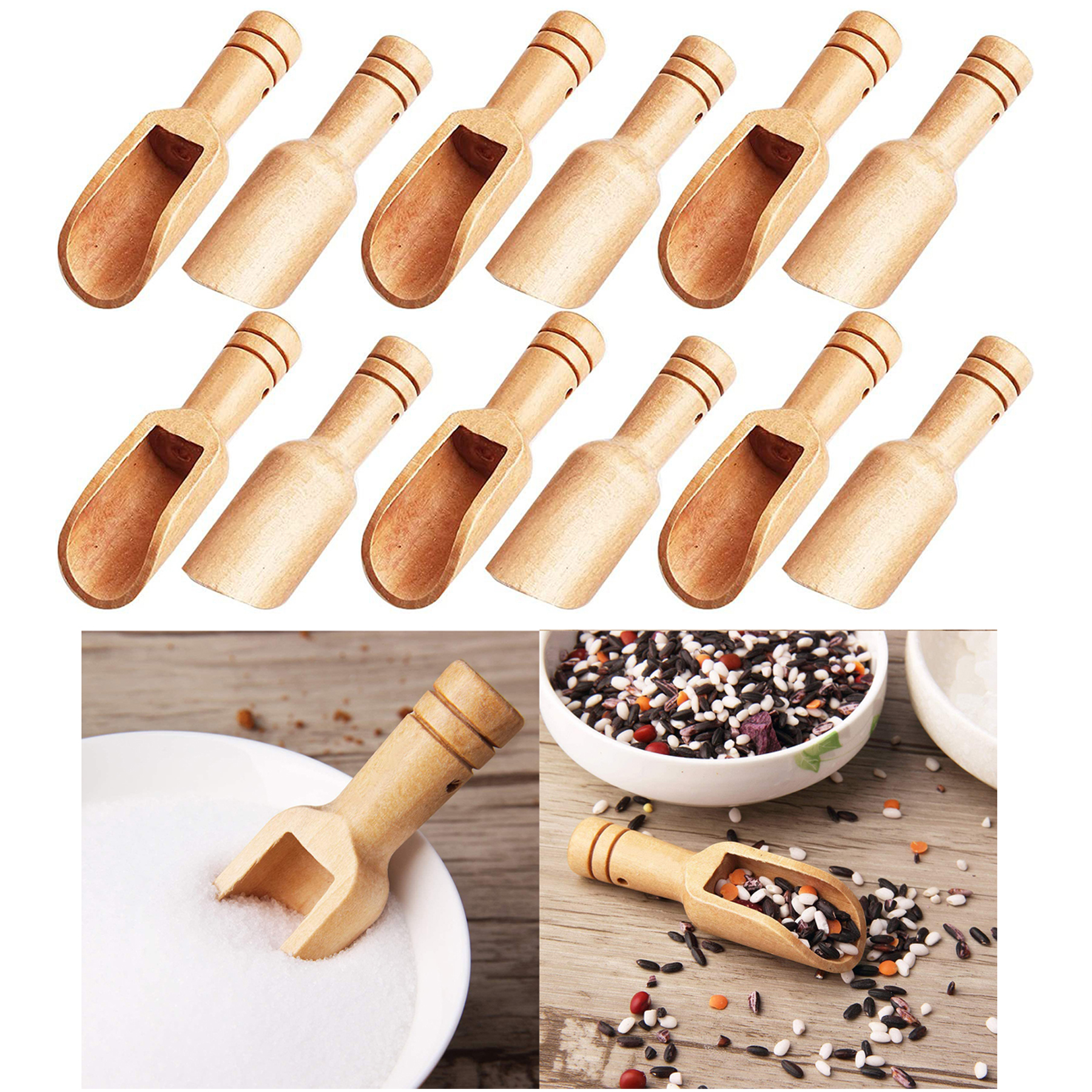Mini Bamboo Wooden Spoon 2