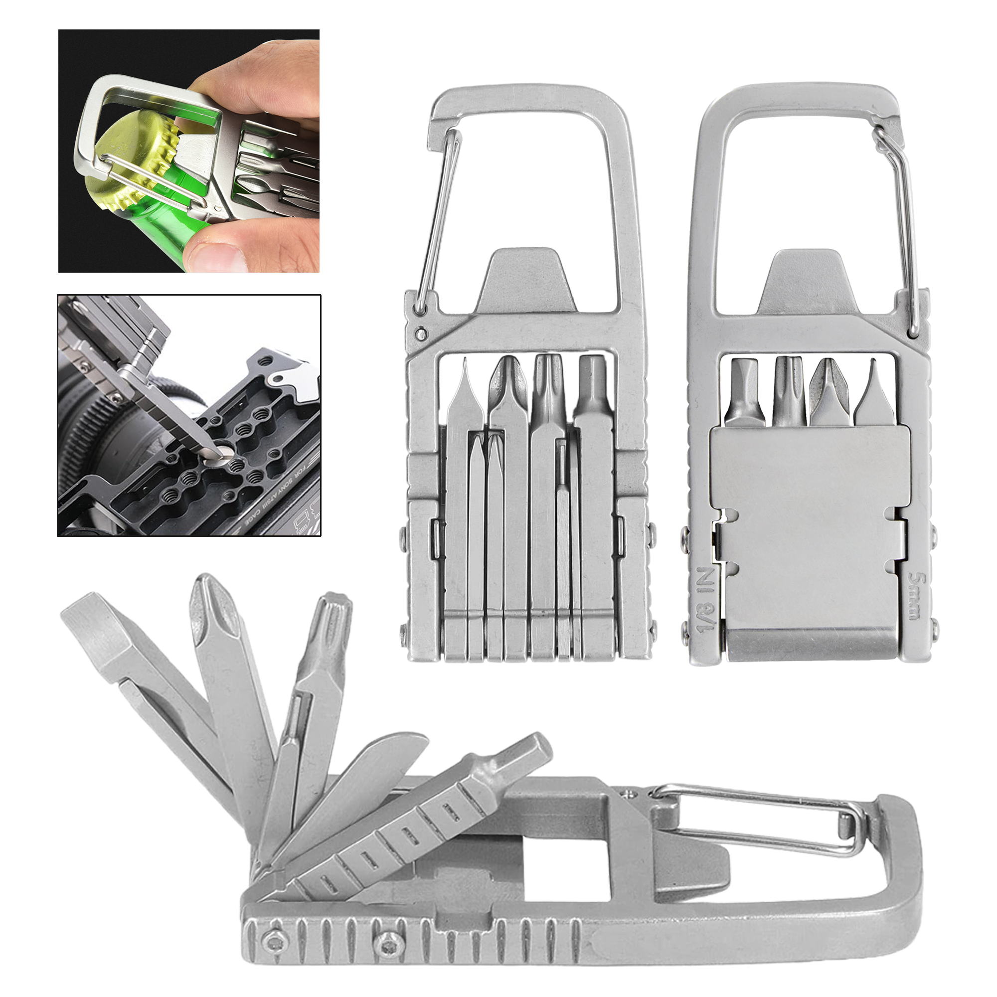 12 in 1 Folding Multi-Tool Keychain 2
