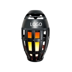 Portable Speaker With LED Flame Light 6