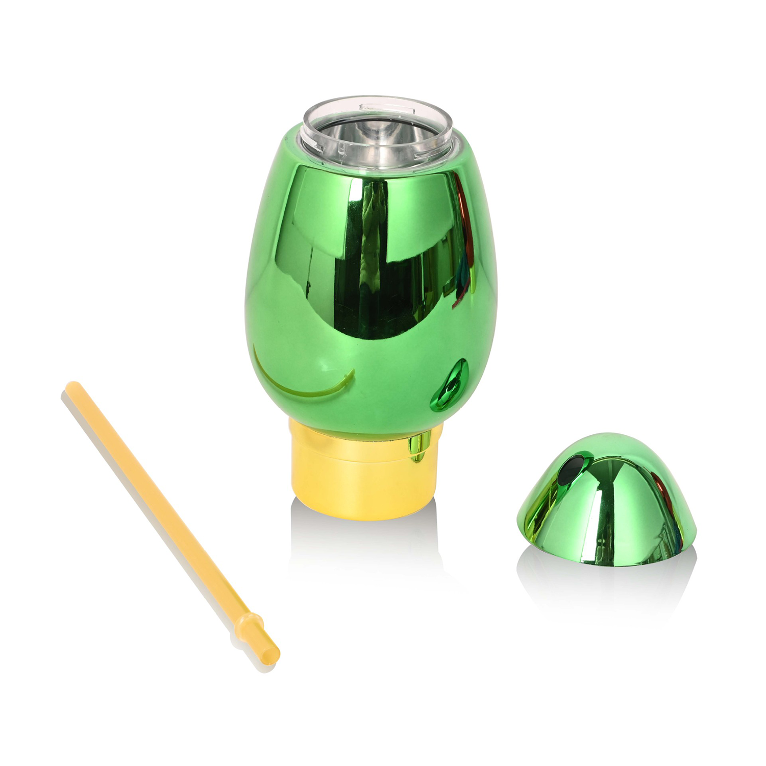 Christmas Light Bulb Beverage Cup With Straw 3
