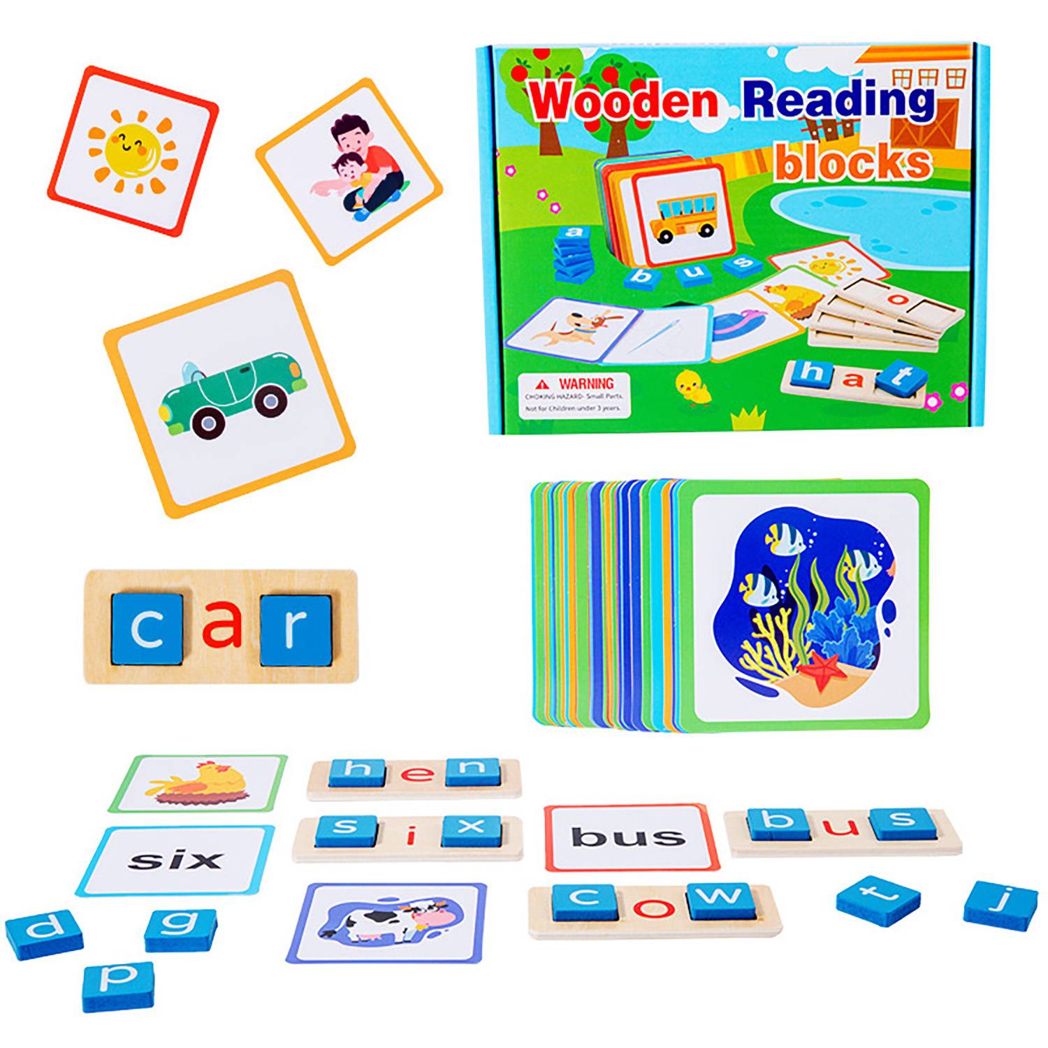 Kids Wooden Puzzle Montessori Educational Toy 8