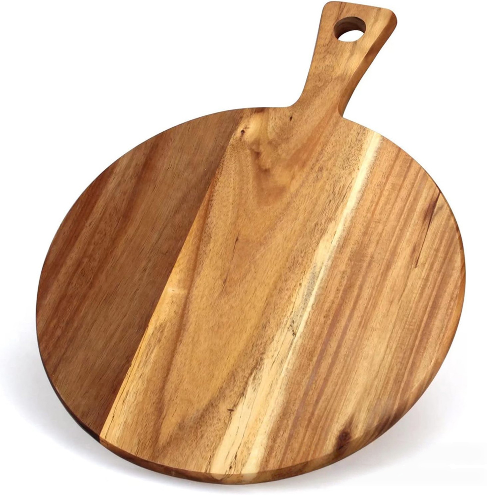 Acacia wood cutting board cheese steak pizza tray 1