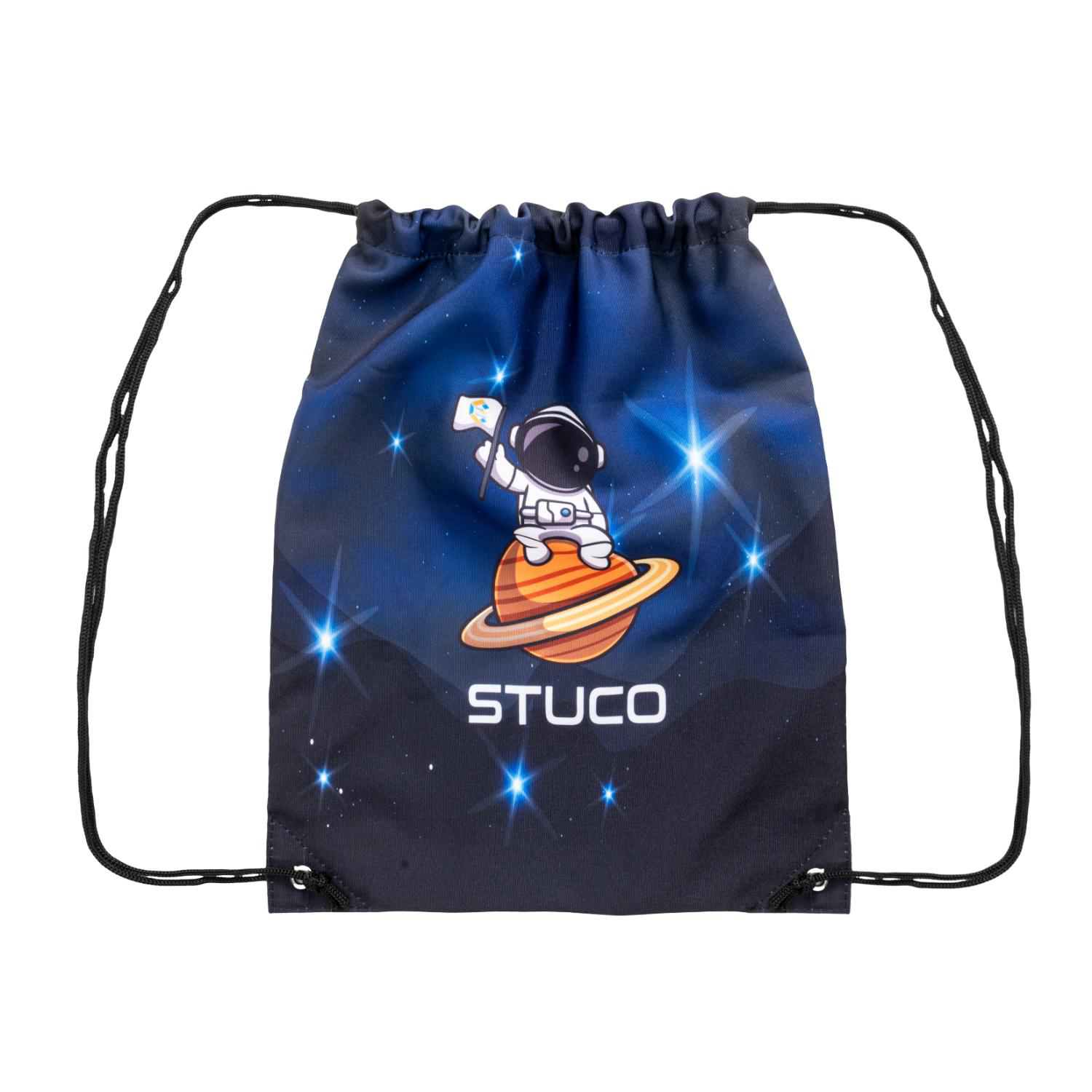 6 Oz Sublimated Poly Canvas Drawstring Cinch Up Backpack (14" x 17") 1