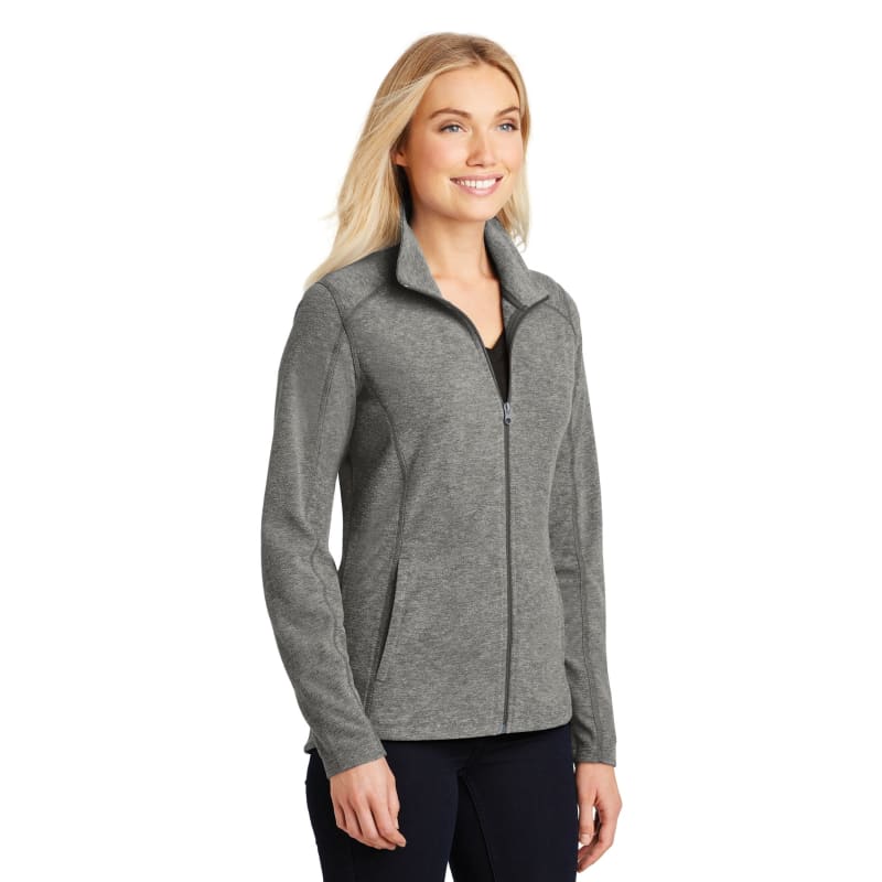 Port Authority Women's Heather Microfleece Full-Zip Jacket. 36