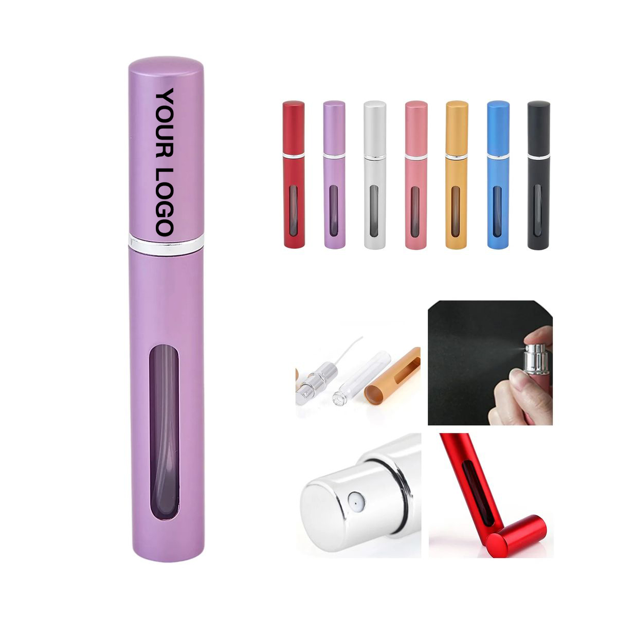 Travel Spray Bottle 5ML Aluminum Shell 4