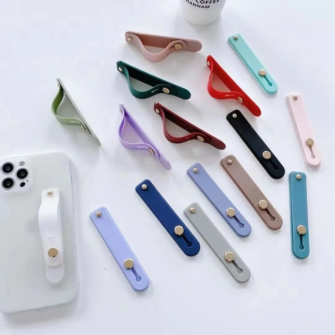 Phone Grip Holder Stand - Finger Strap Attachment 5