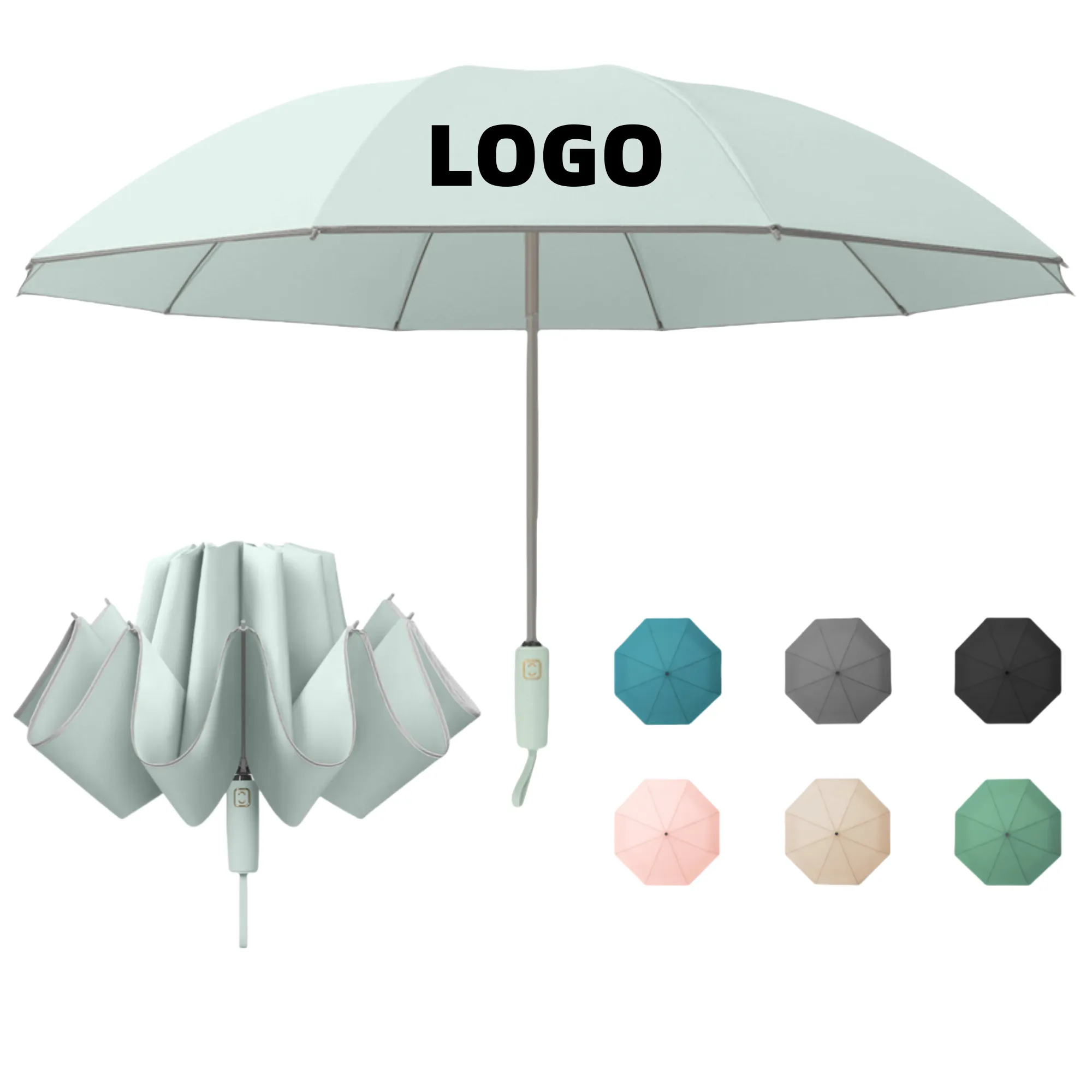 Automatic Reverse Folding Umbrella