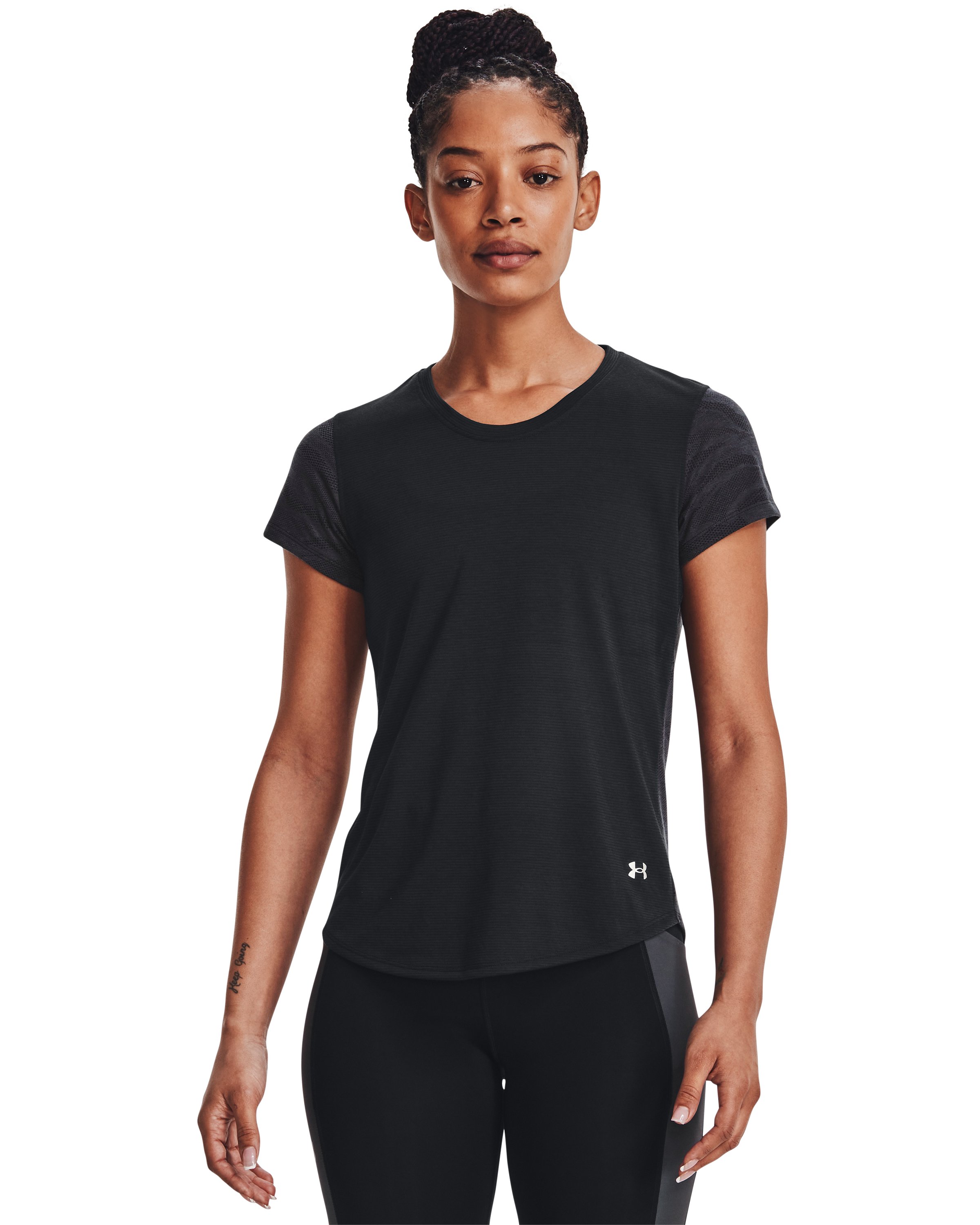UA Streaker Jacquard Women's T-Shirt 2
