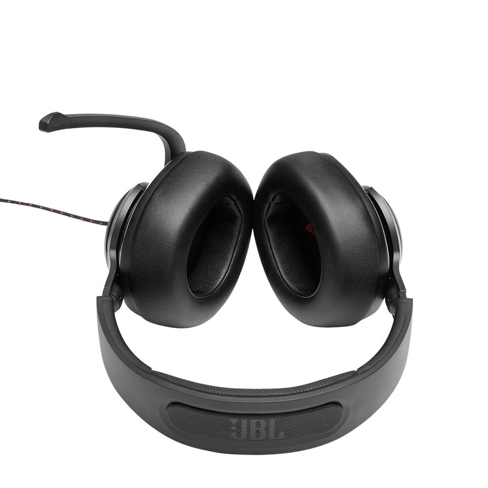JBL Quantum 300 Wired Over-Ear Gaming Headset with Flip-Up Mic 1