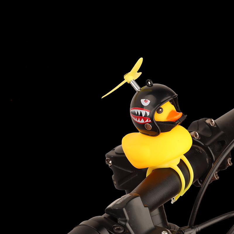 Duck Bicycle Horns with Propeller Helmet 3
