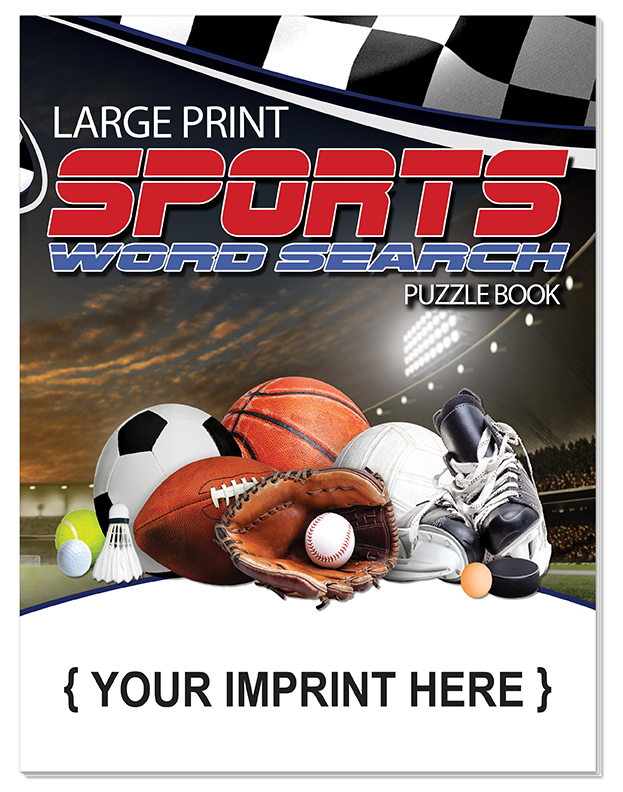 PUZZLE BOOK - Sports Large Print Word Search Book 4