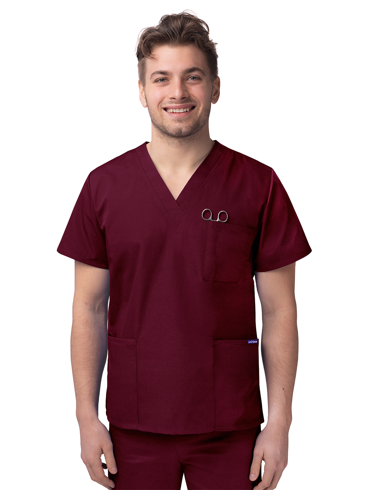 Adar - Sivvan - Unisex V-Neck 3 Pocket Top 43