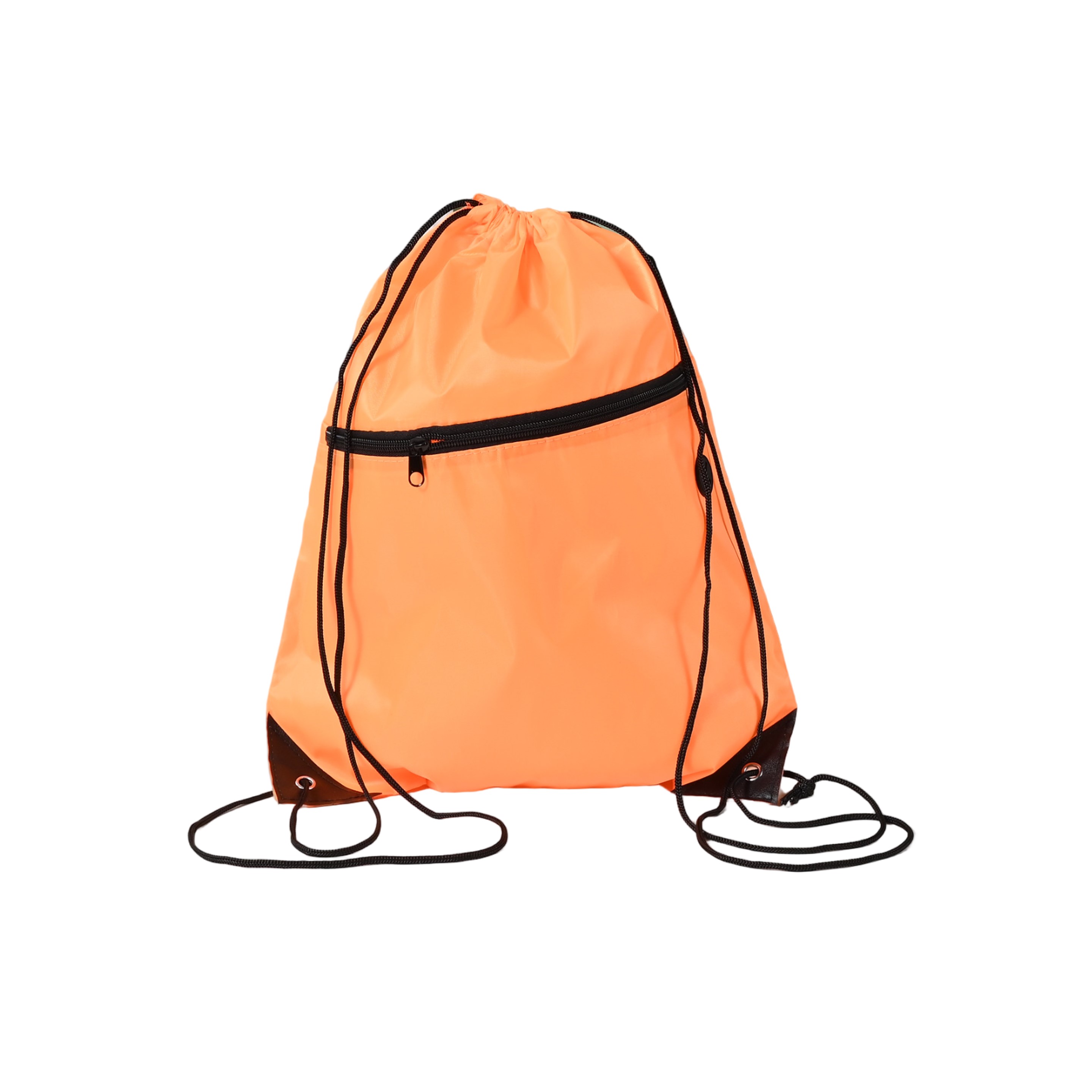 Drawstring Backpack with Front Zipper 6