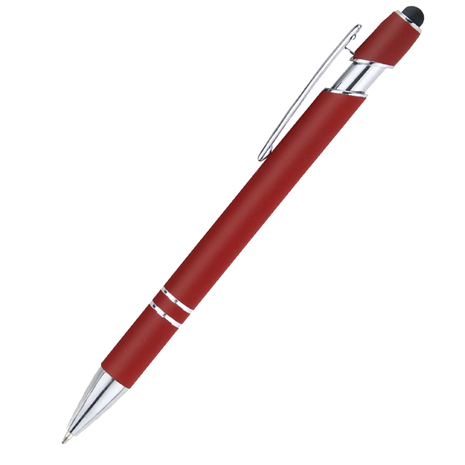 Rubberized Soft Tactile Ballpoint Pen 8