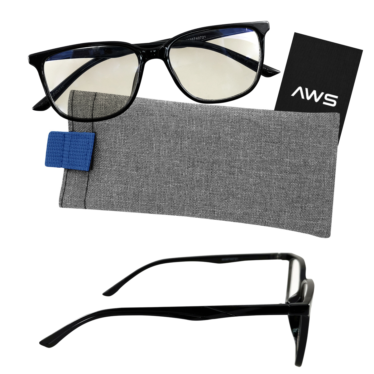 AWS Blue Light Blocking Glasses With Pouch 7