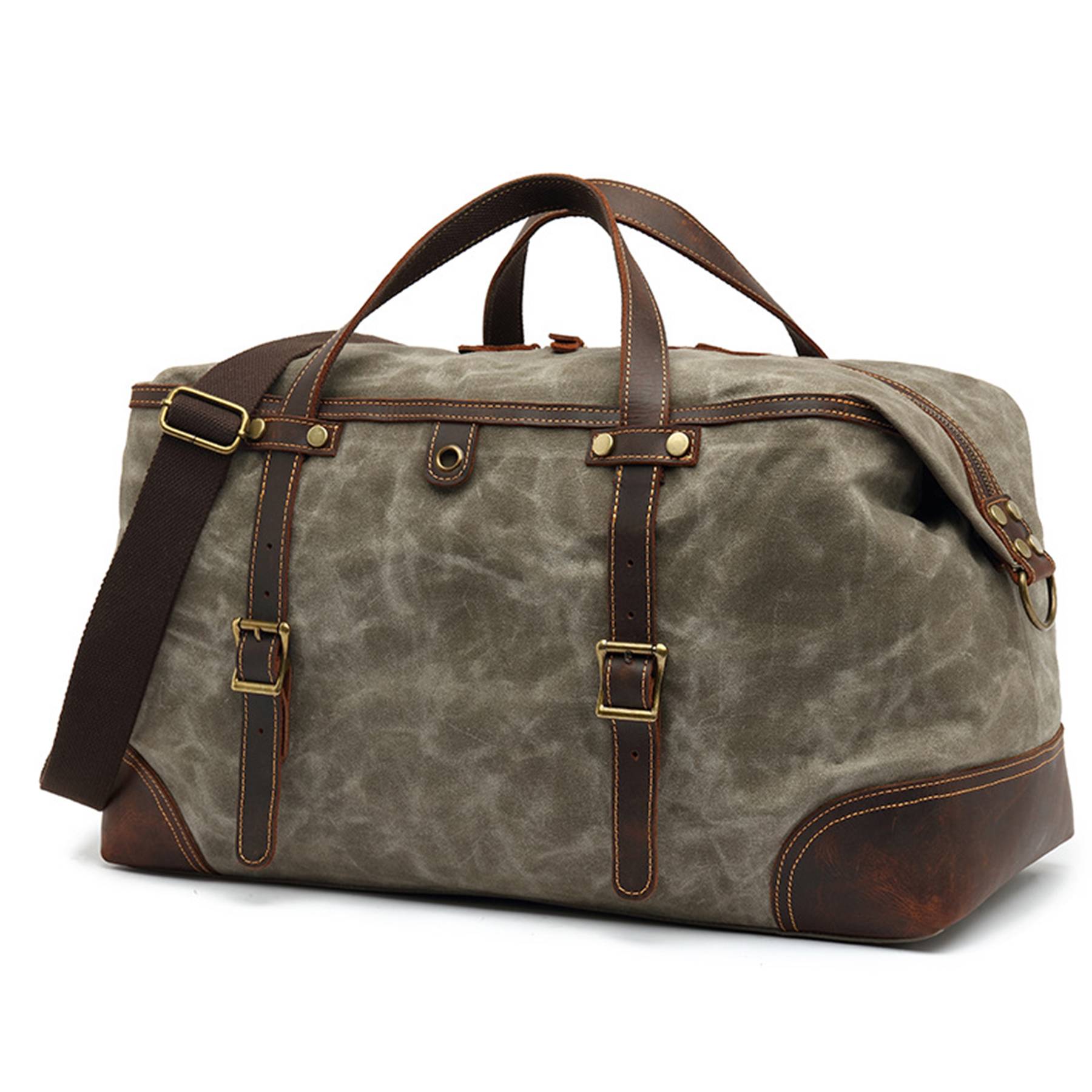 Canvas Waterproof travel sports duffel bag 11