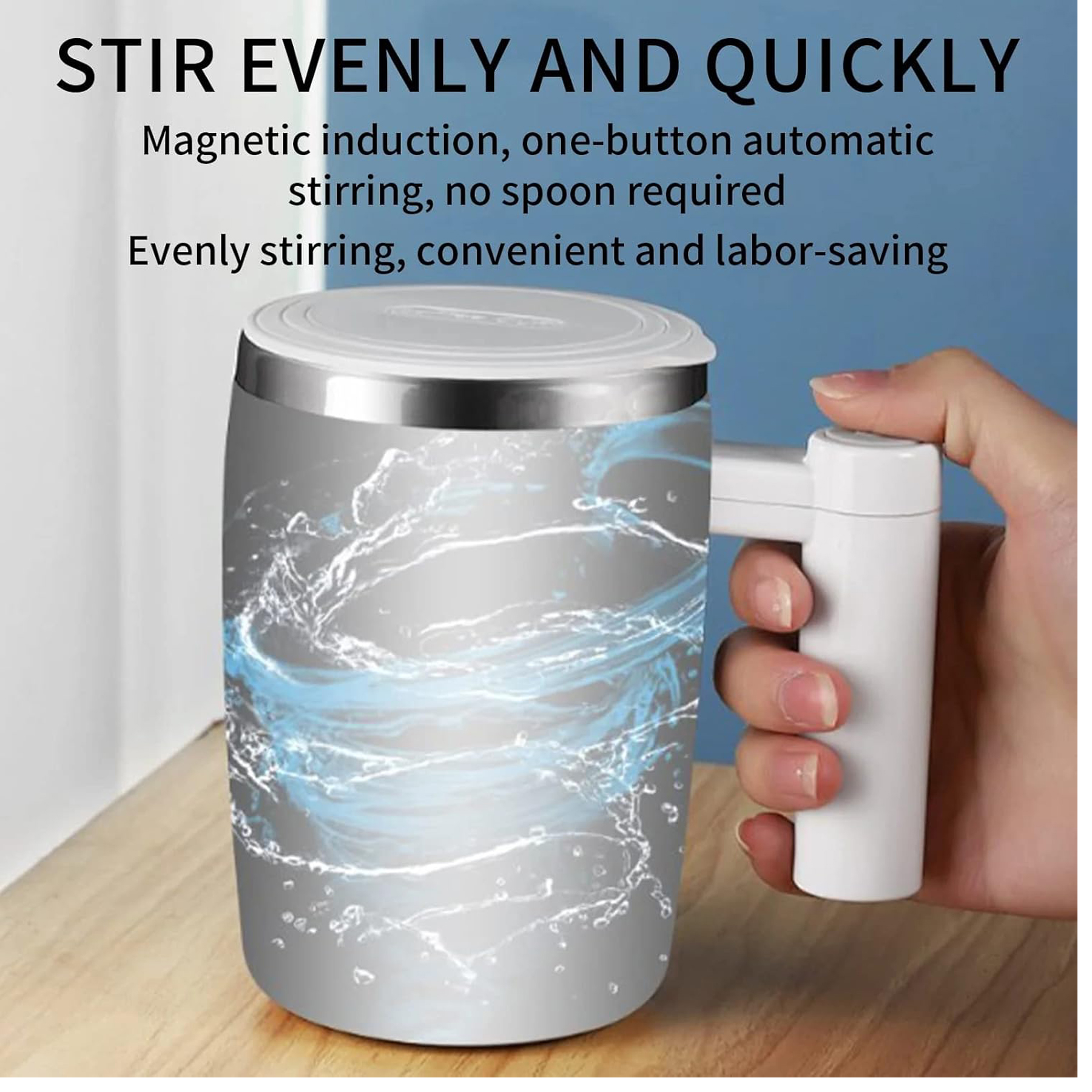 Automatic Self-Stirring Coffee Mug 2