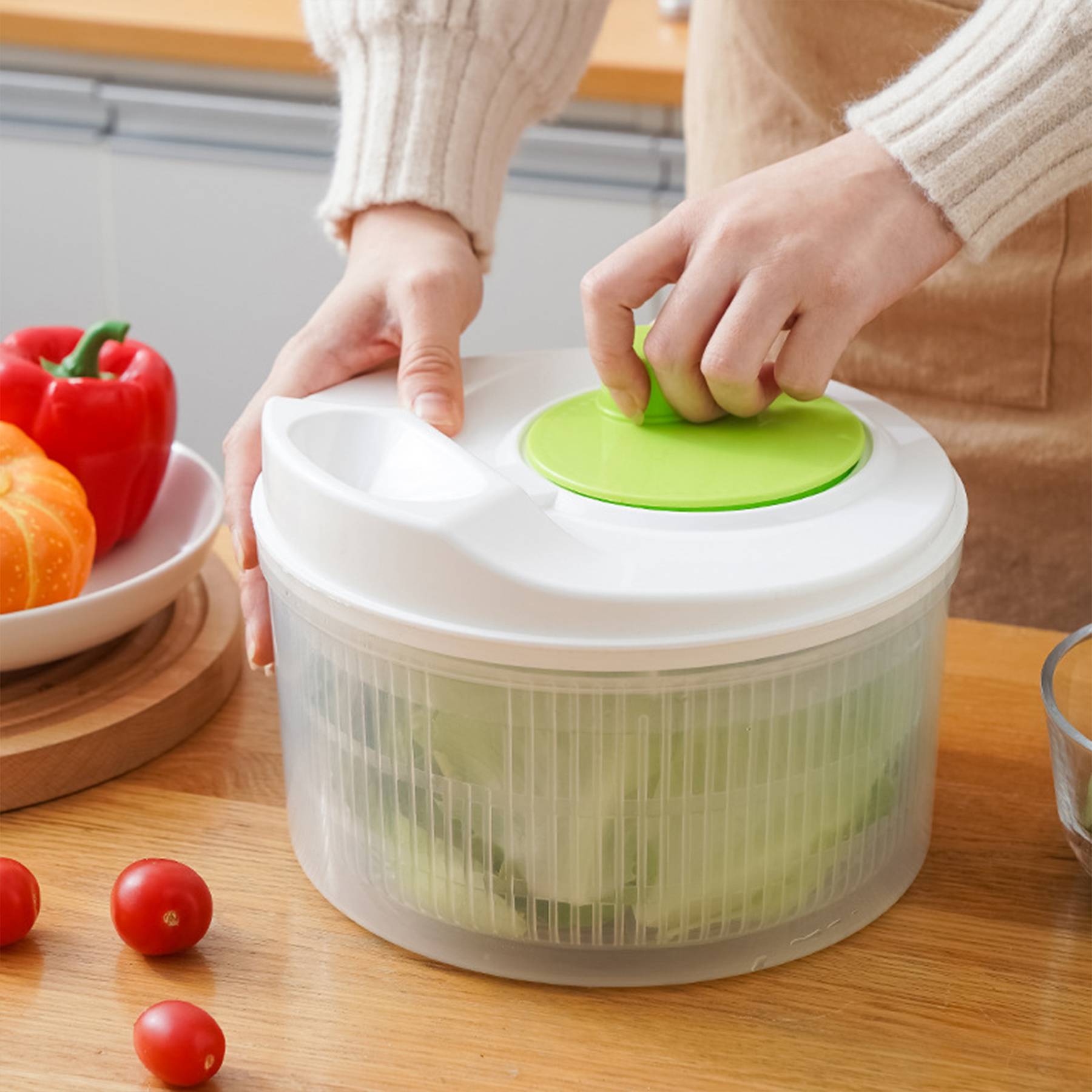 Polypropylene Large capacity fruit rotary dehydrator 6