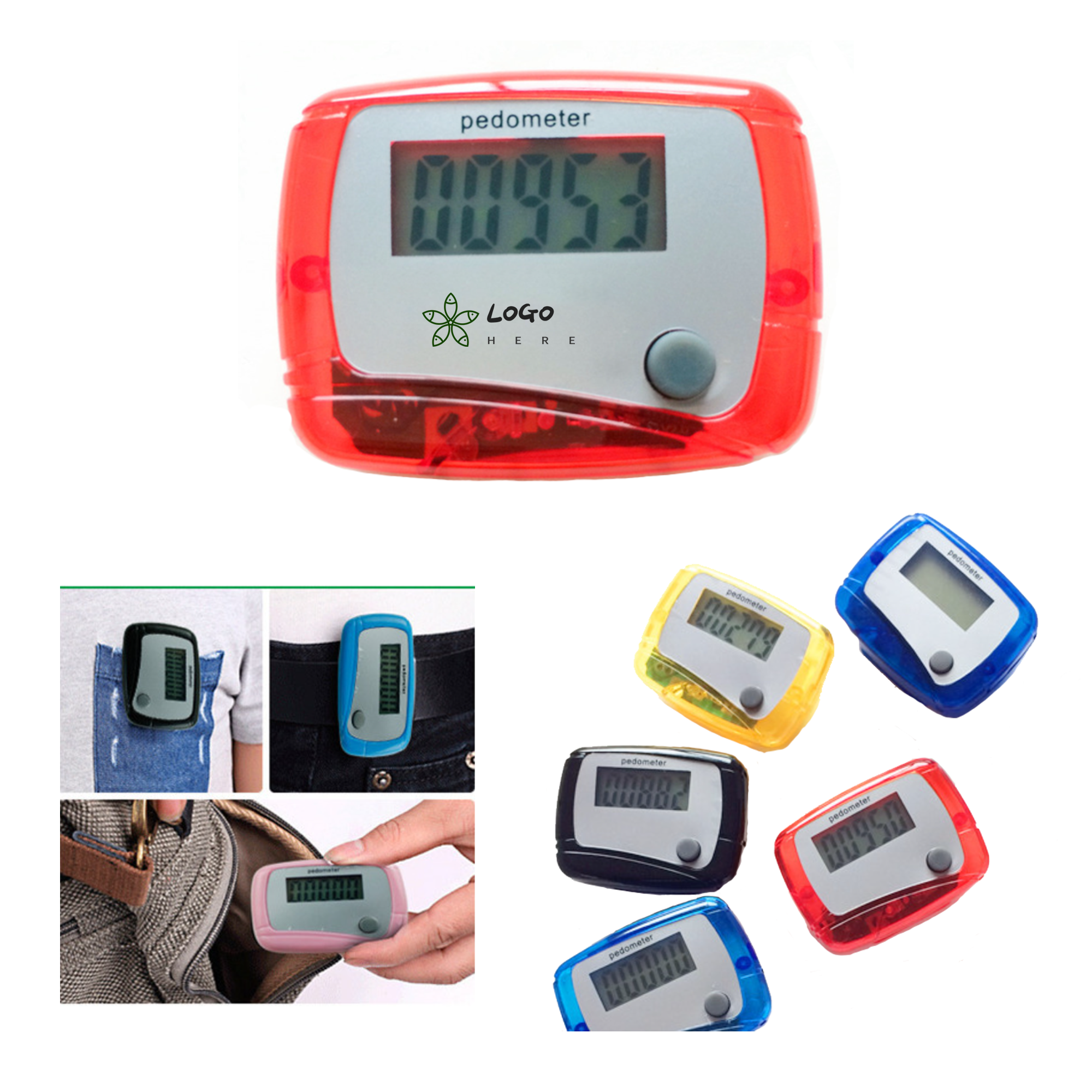 Single Function Step Counter Pedometer 2