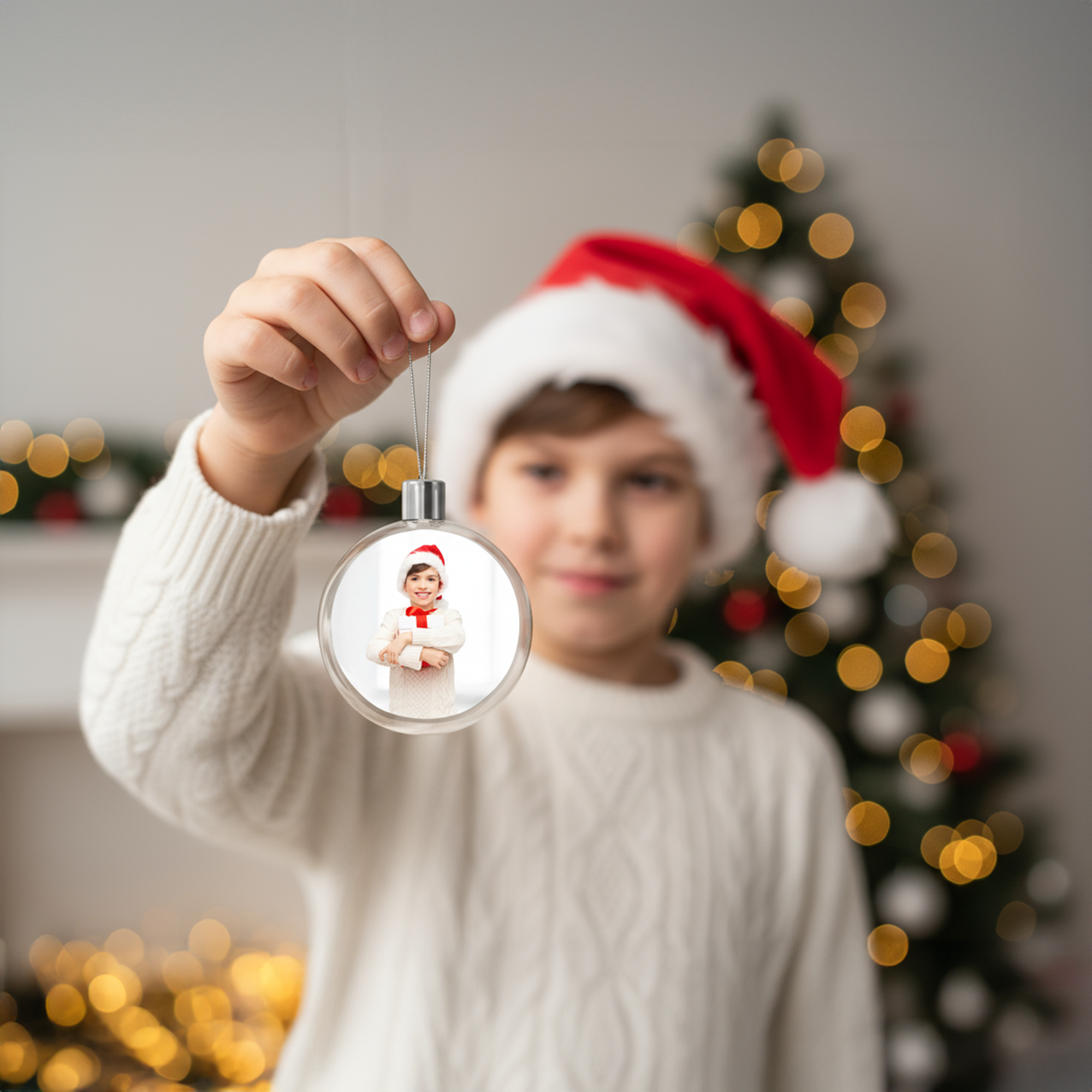Custom Christmas Bauble Ornaments – Personalized Photo Keepsakes for Holiday Gifting 7