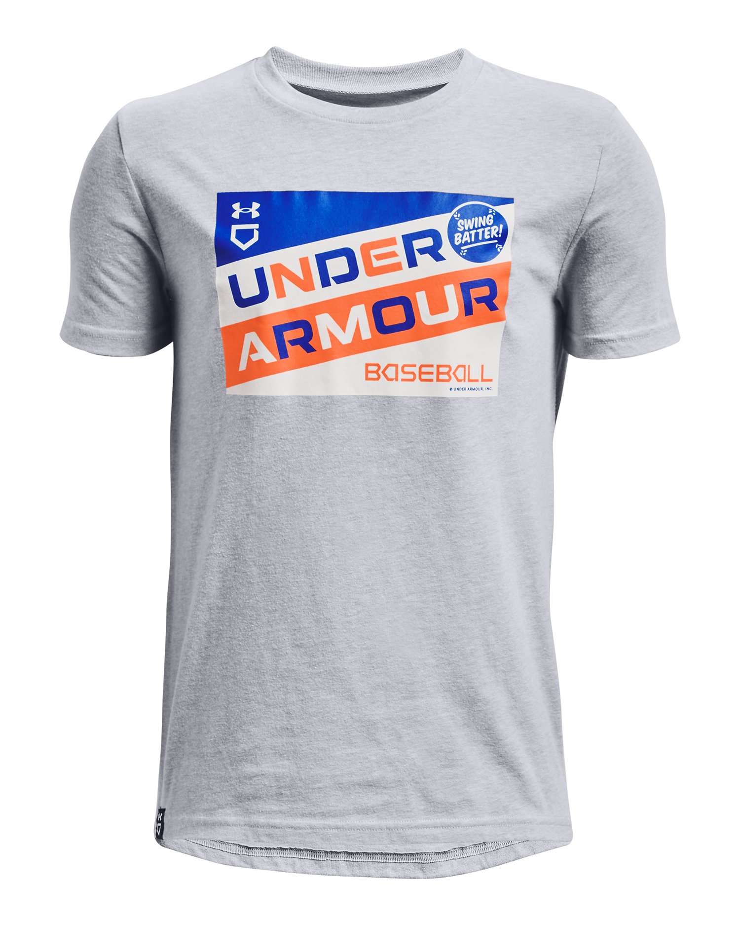 Boys' UA Baseball Swing Batter Short Sleeve 3