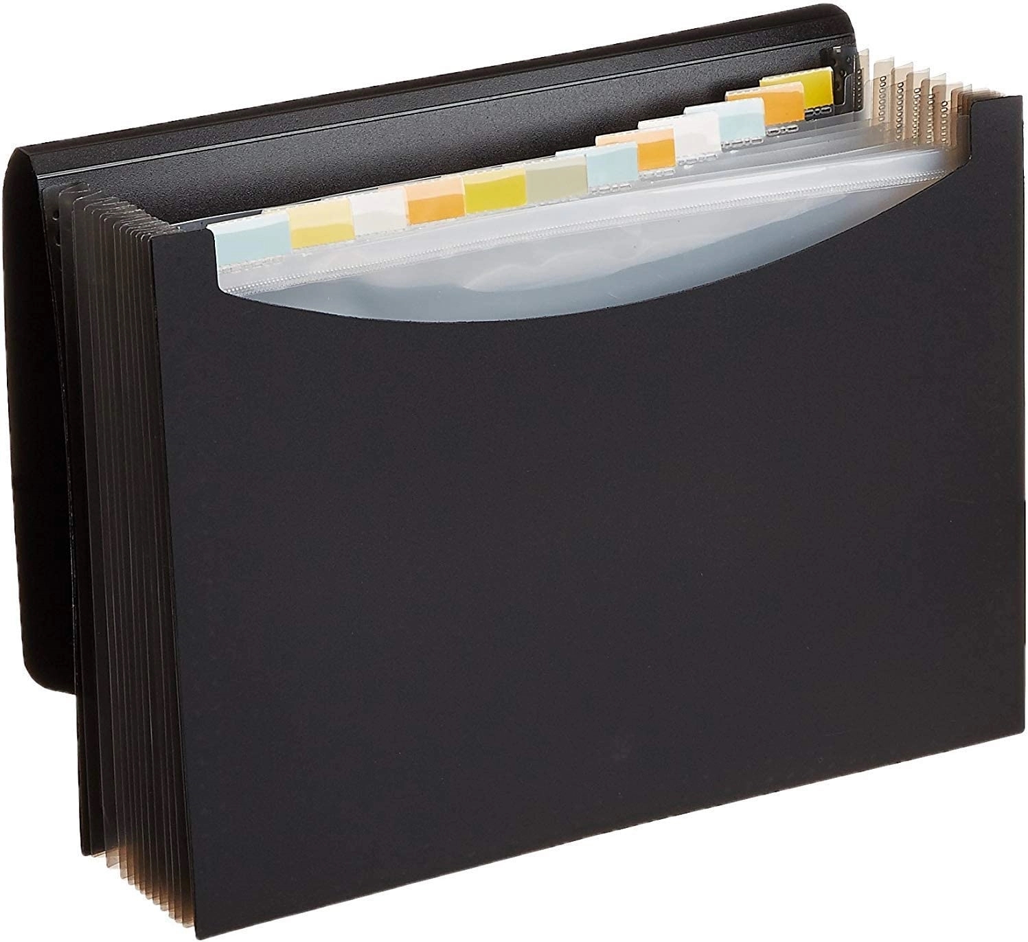 Expanding Organizer File Folder Letter Size Black 2